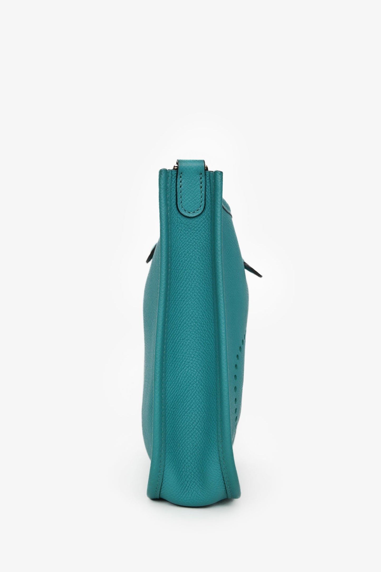 Hermès 2019 Turquoise Clemence Evelyne I Très Petite Modèle 16