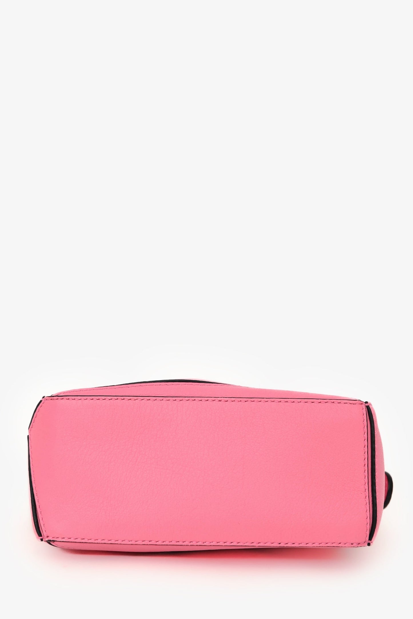 Loewe Pink Leather Mini Puzzle Crossbody