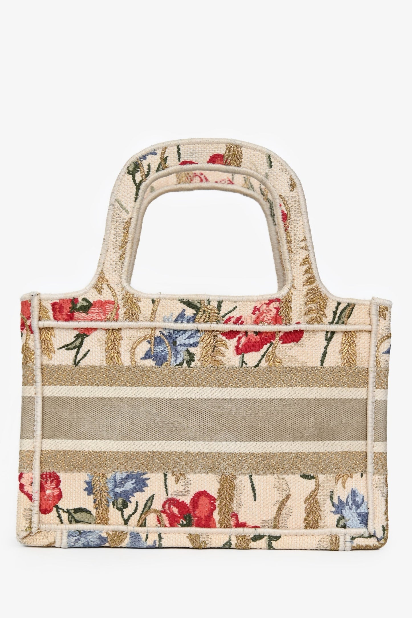 Christian Dior 2020 Canvas Mini Hibiscus Book Tote