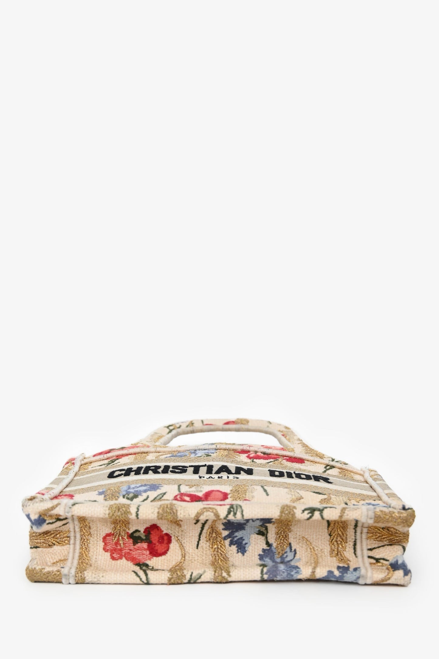 Christian Dior 2020 Canvas Mini Hibiscus Book Tote
