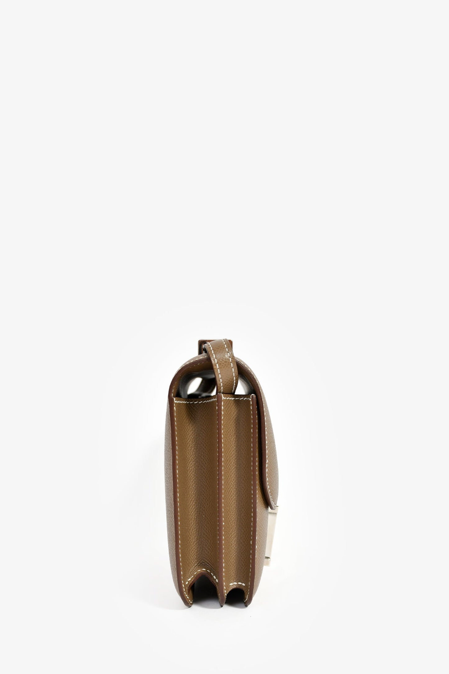 Hermès 2023 Etoupe Epsom Leather Mini Constance 18