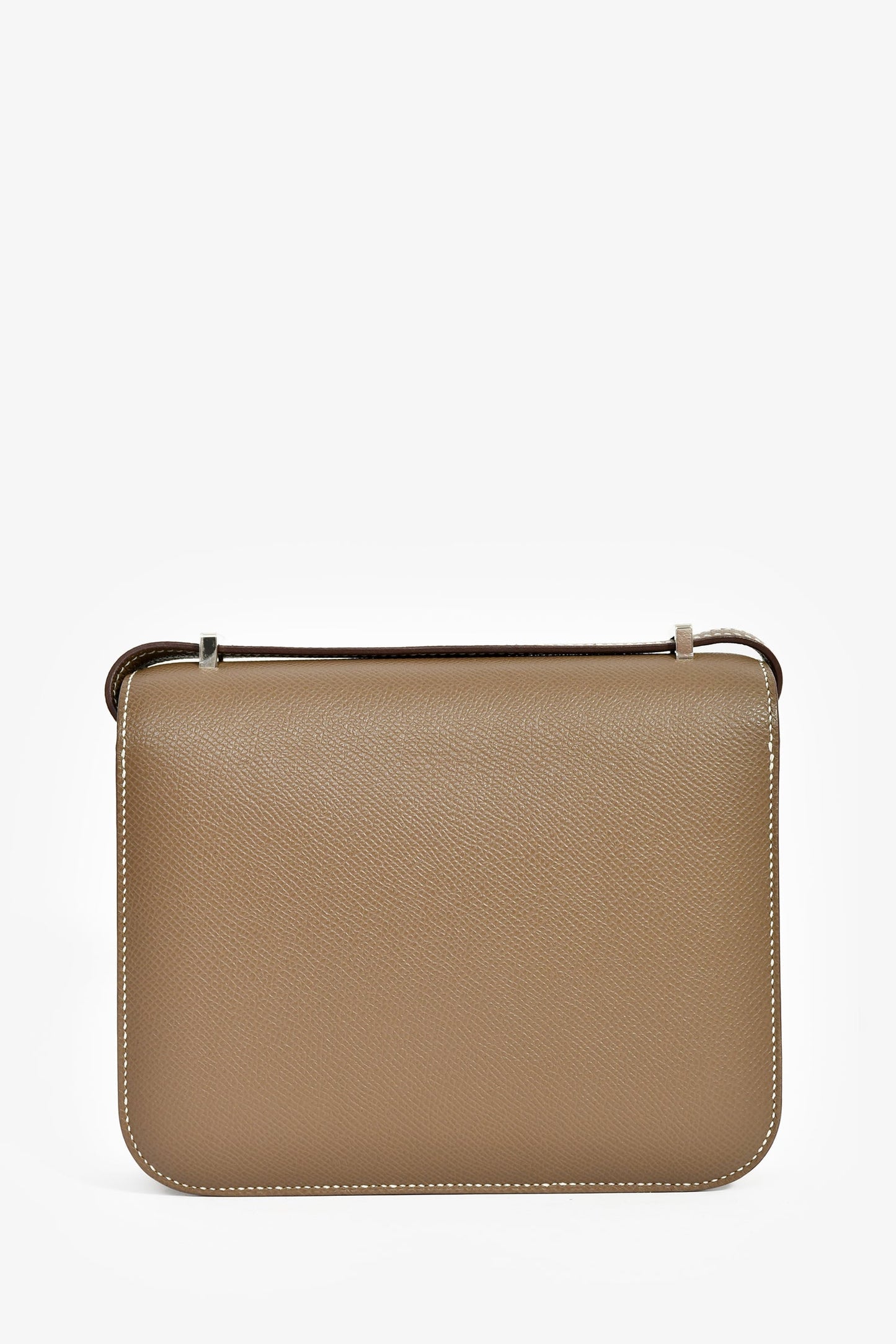 Hermès 2023 Etoupe Epsom Leather Mini Constance 18
