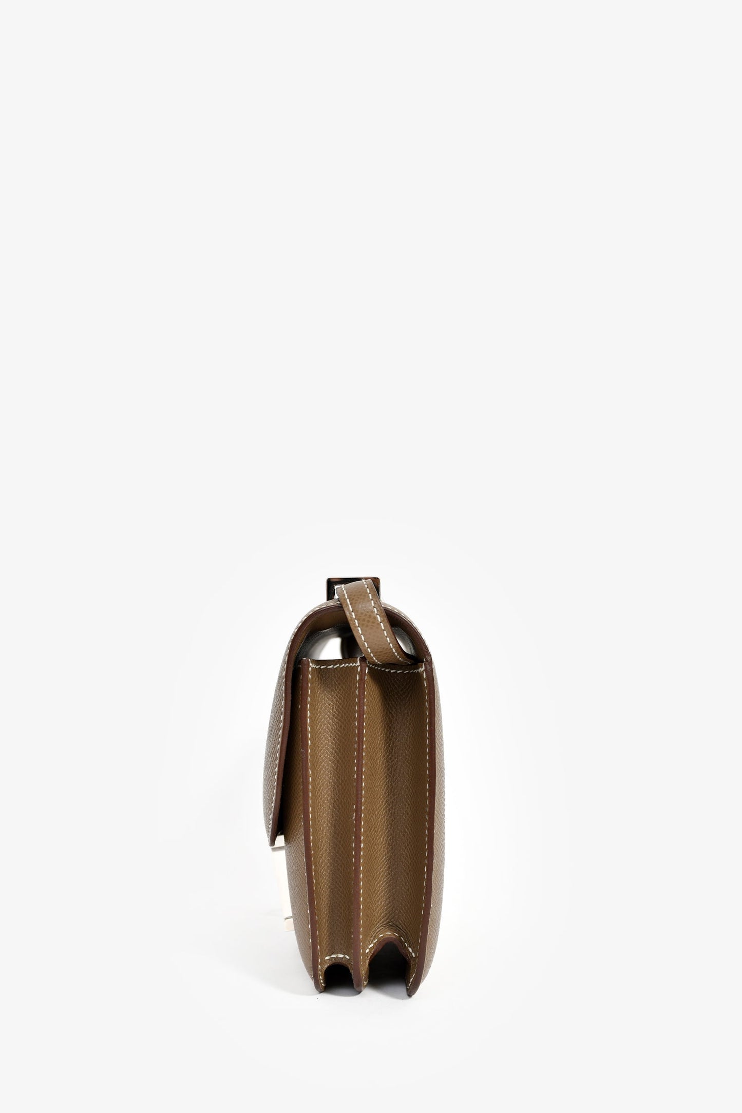 Hermès 2023 Etoupe Epsom Leather Mini Constance 18