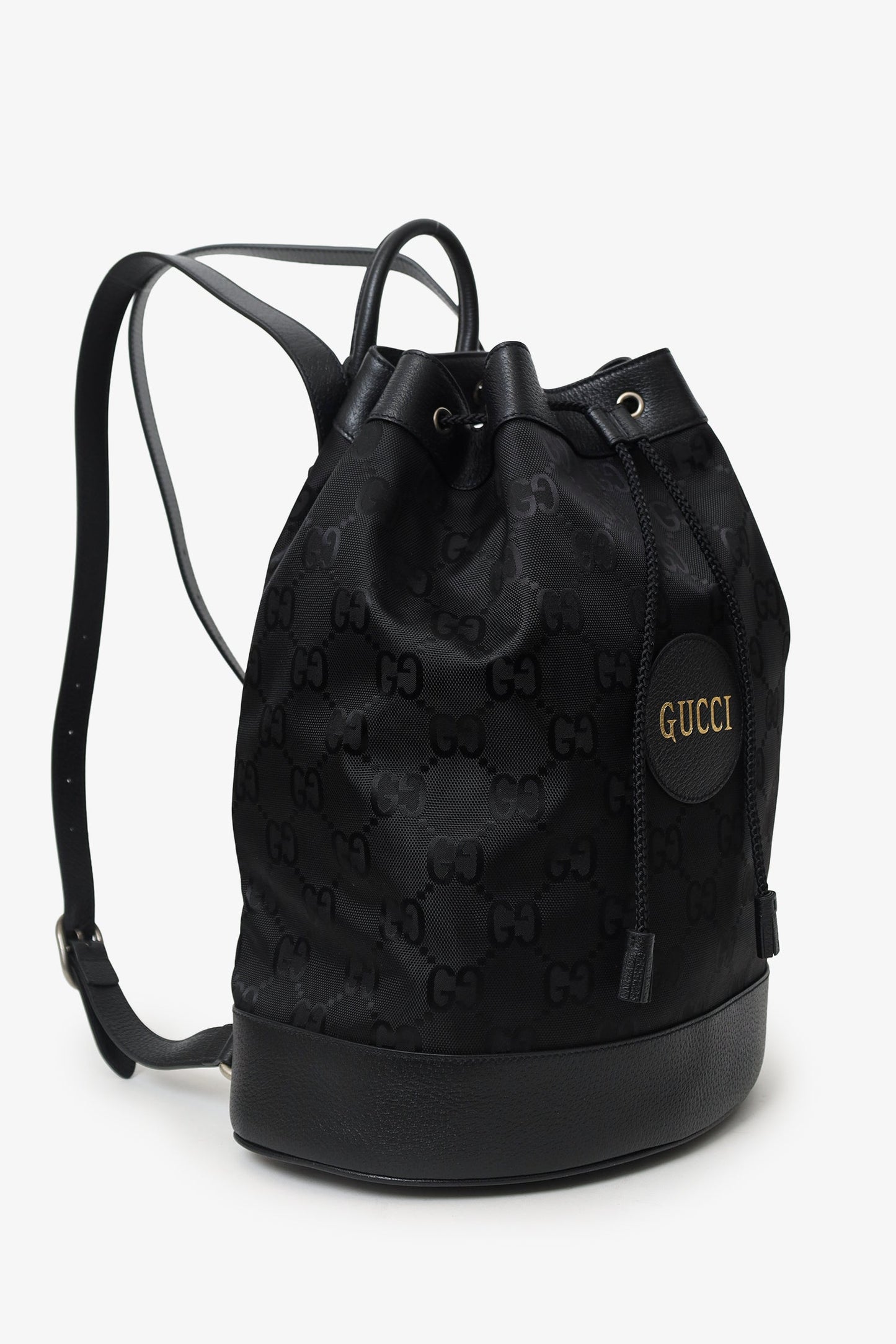 Gucci Black Monogram Econyl Nylon Off The Gr