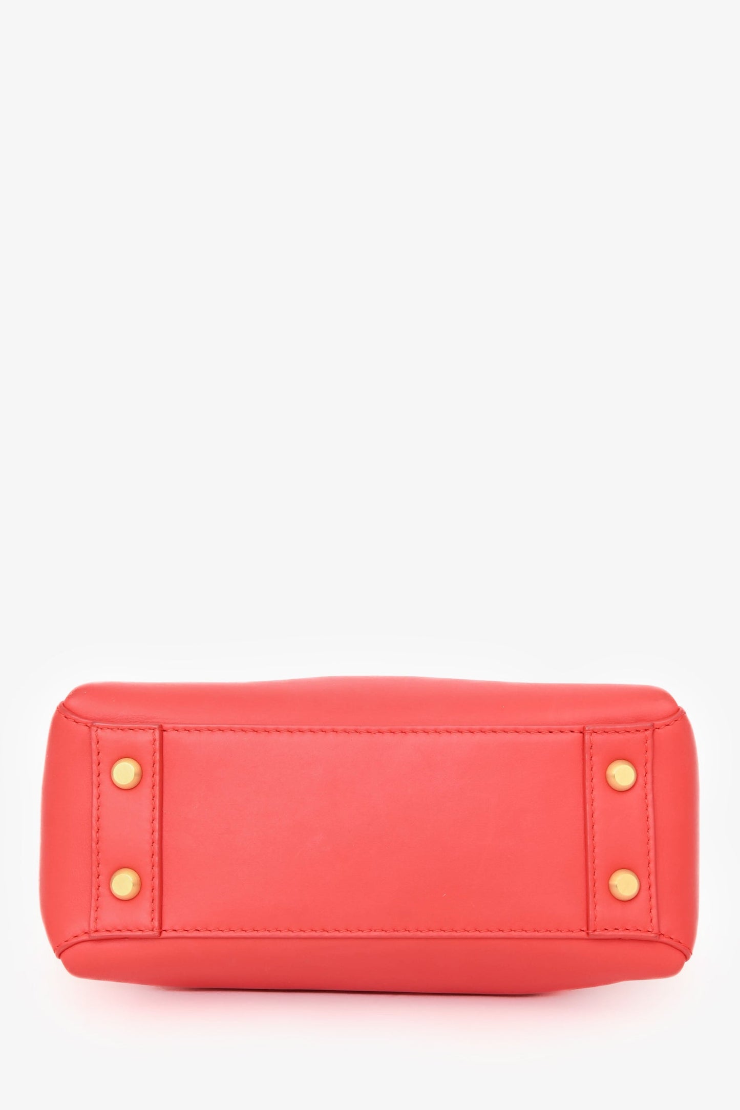 Bottega Veneta Red Intrecciato Leather Piazza Top Handle Bag with Strap