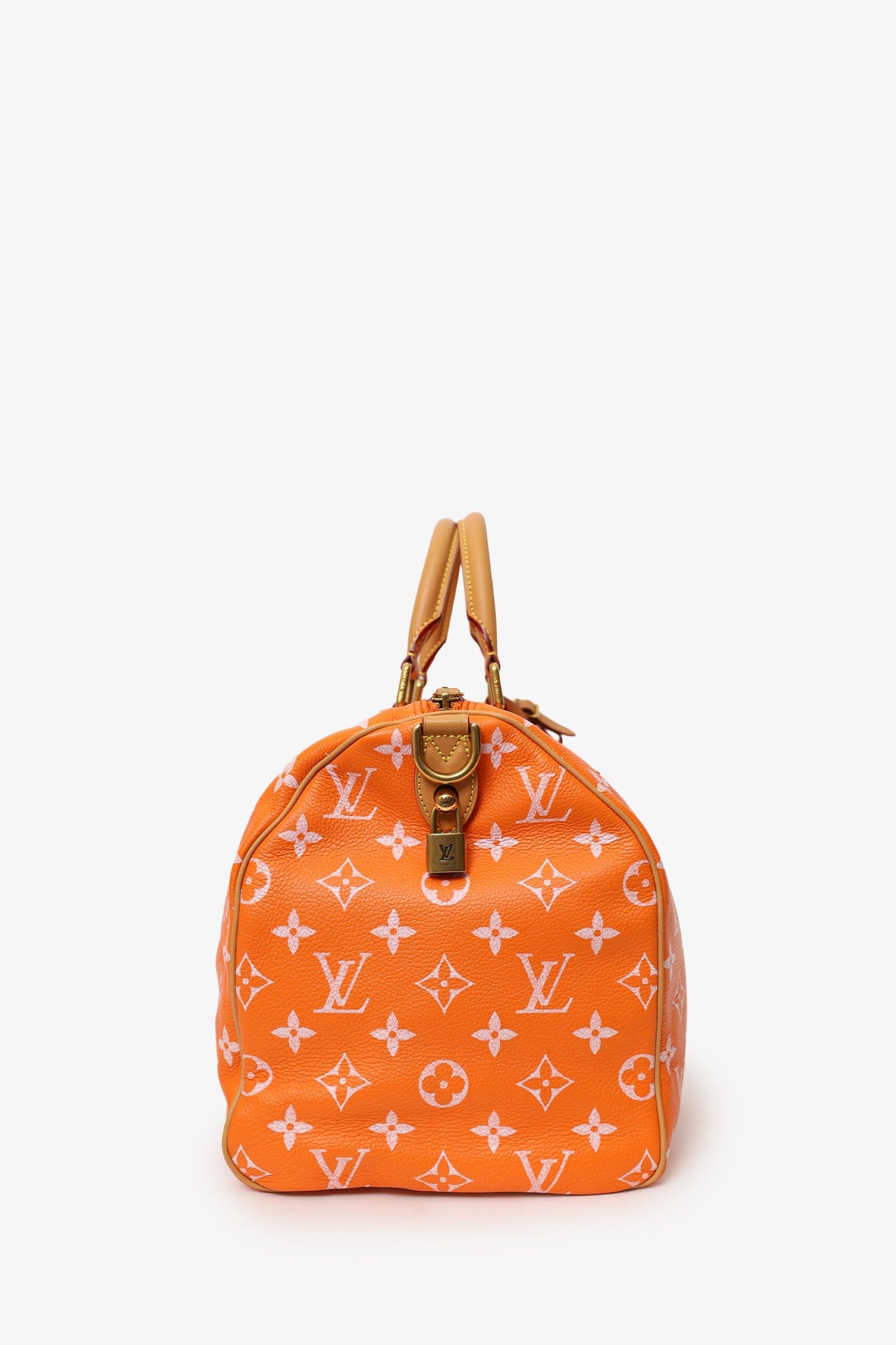 Louis Vuitton VIA Orange Monogram Leather Speedy P9 Bandouliere 40 (Limited Edition 140)