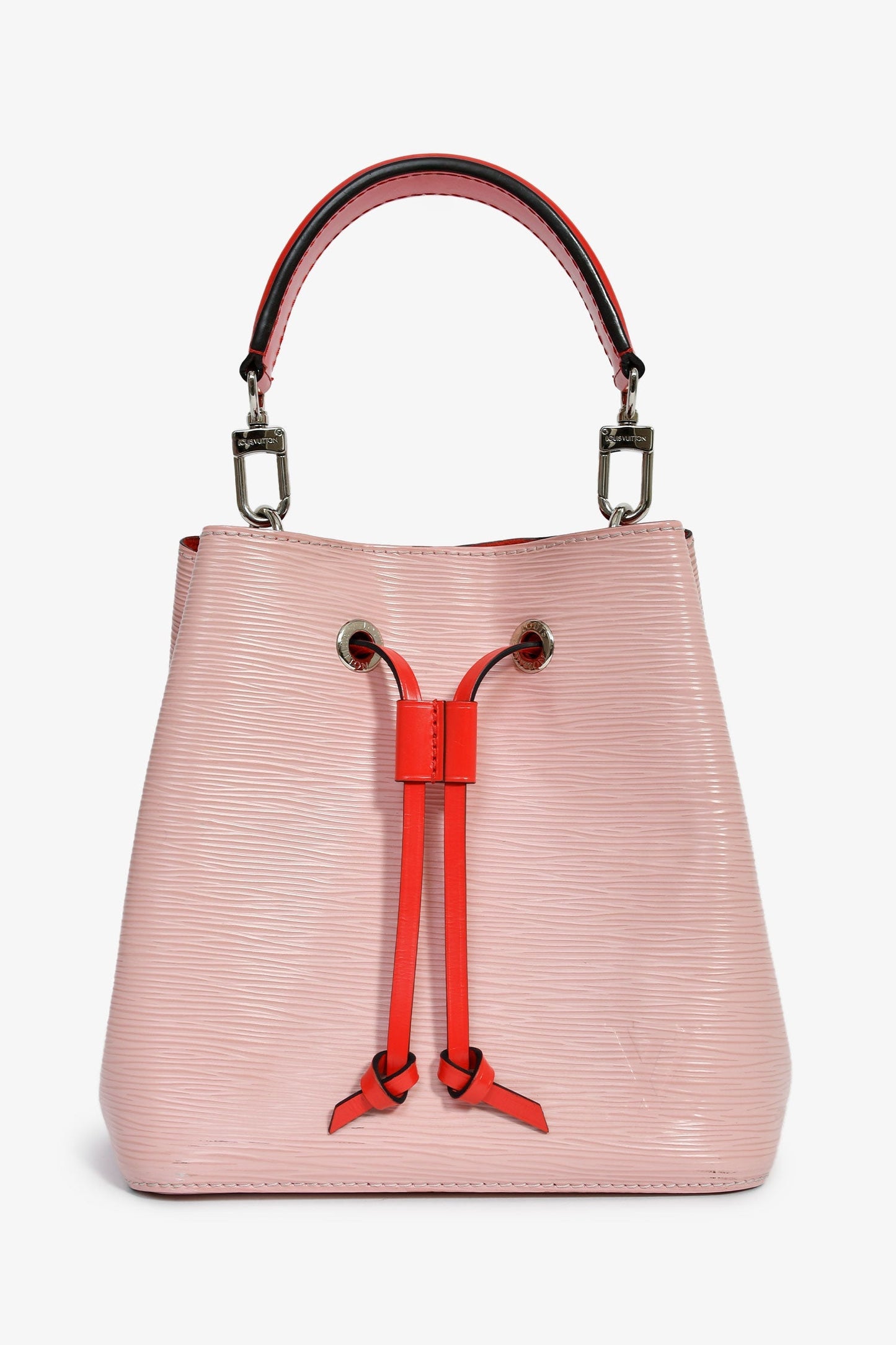 Louis Vuitton Pink/Red Epi Leather NeoNoe BB Top Handle with Strap