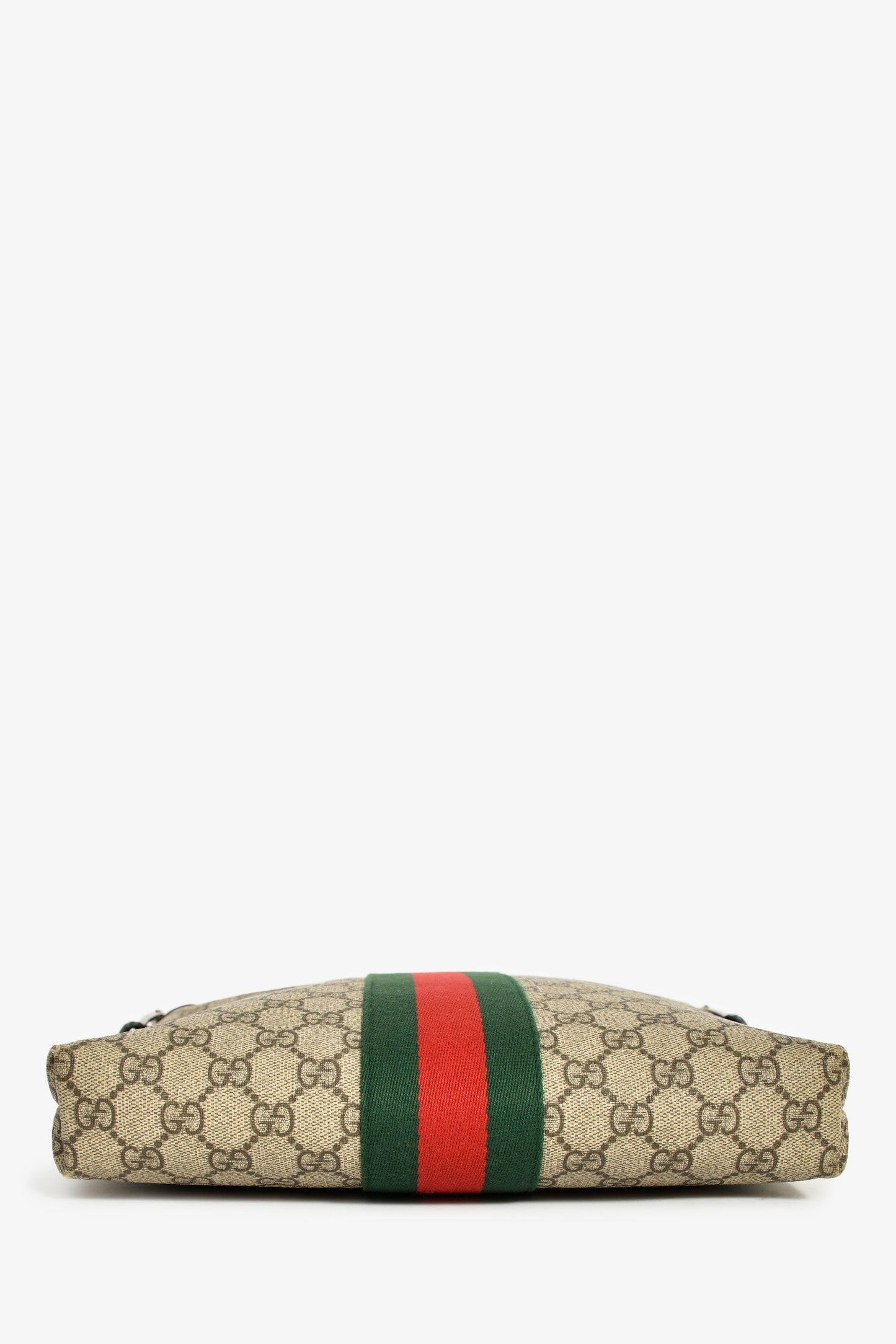 Gucci Brown/Black Canvas/Leather GG Supreme Messenger Bag