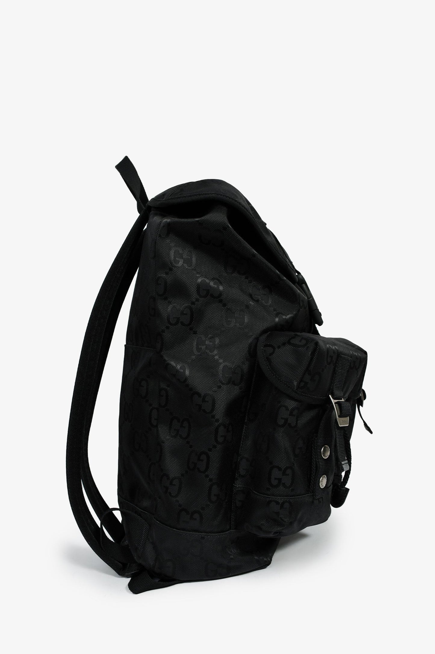 Gucci Black GG Nylon Off The Gr