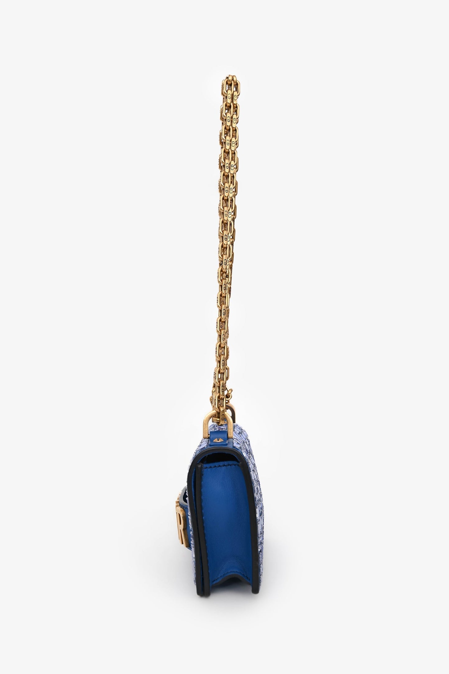 Dior 2018 Runway Blue J'Dior Mini Mosaic of Mirrors Mini Flap Bag