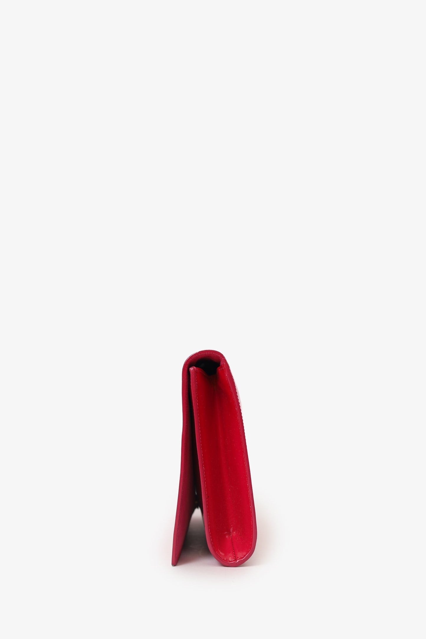 Saint Laurent Pink Patent Leather 'Belle de Jour' Clutch