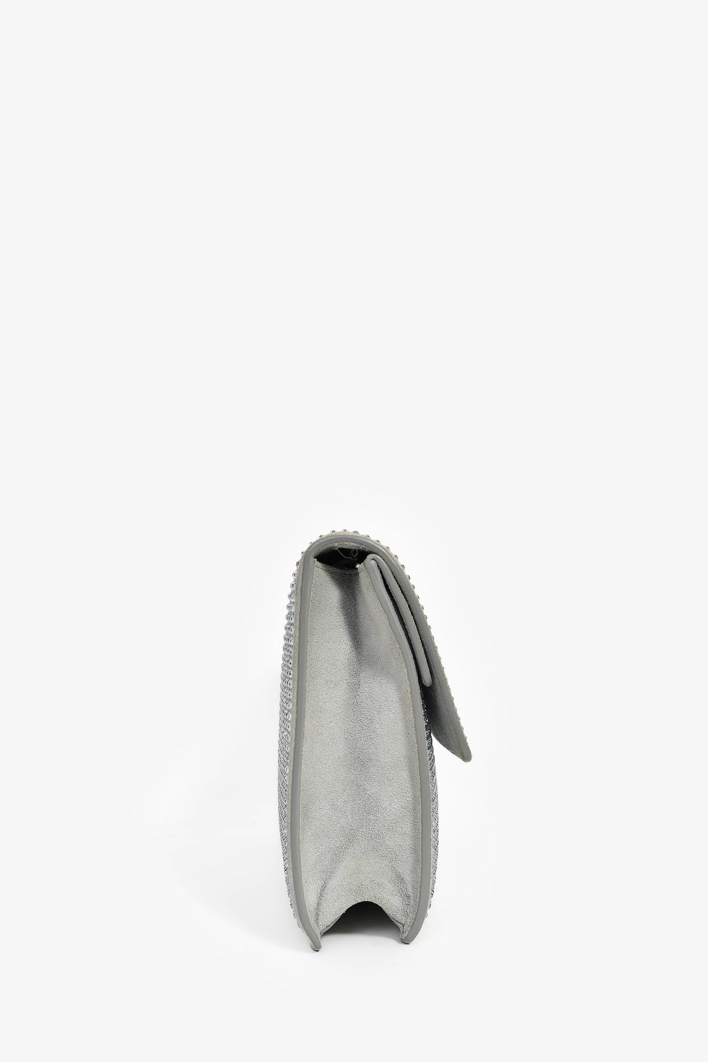 Off-White By Virgil Abloh Rhinestone Embellished Clutch with Strap