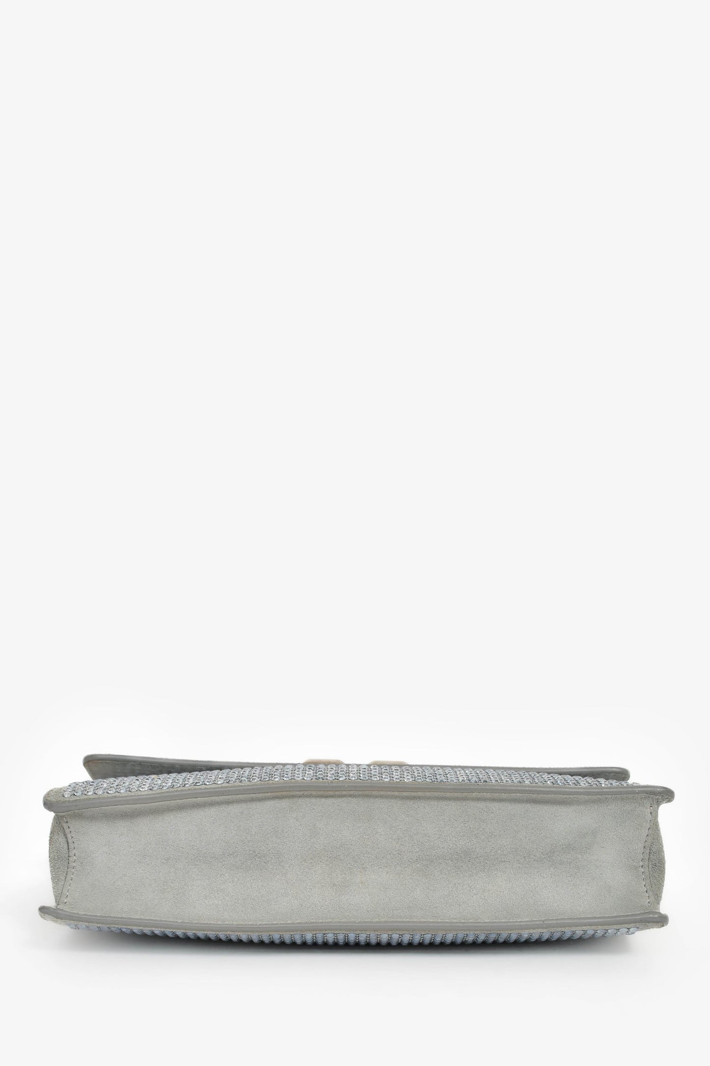 Off-White By Virgil Abloh Rhinestone Embellished Clutch with Strap