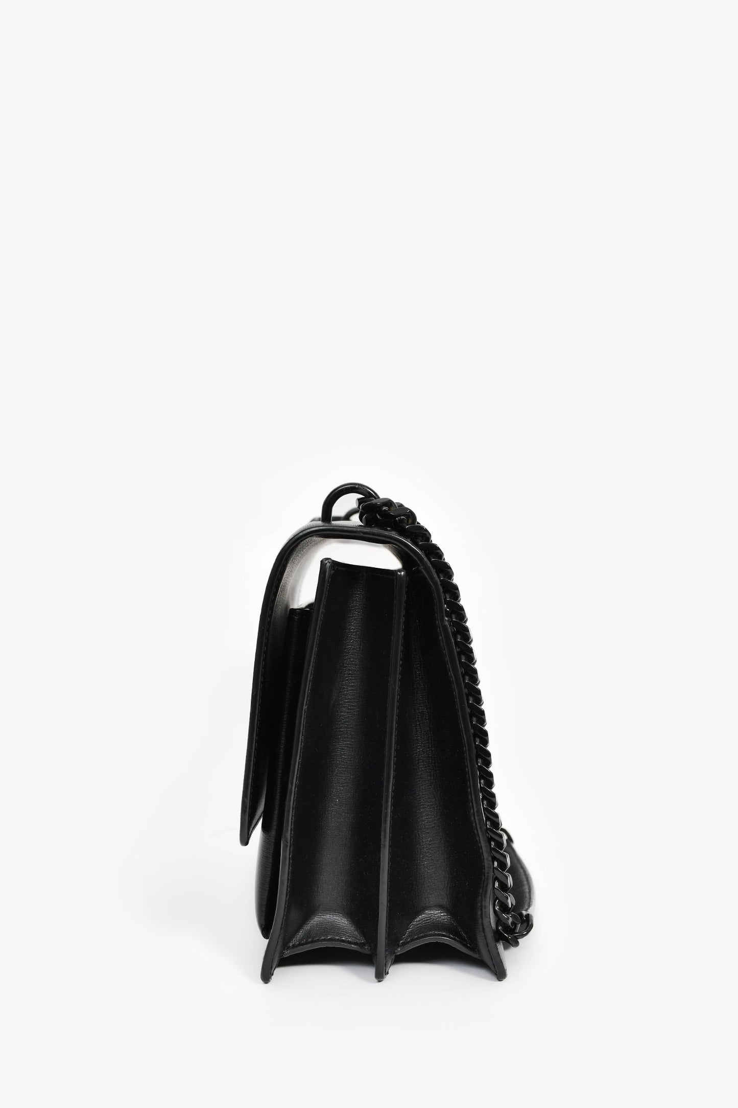 Saint Laurent 2020 Black Leather Large Sunset Shoulder Bag