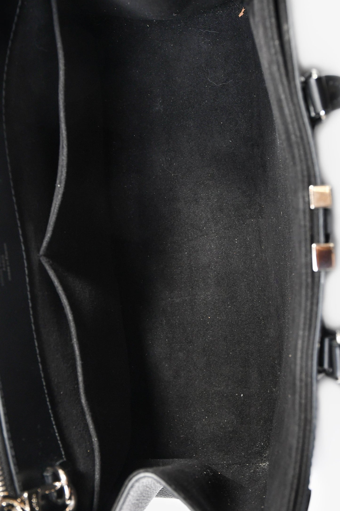 Louis Vuitton Black Epi Leather 'Grenelle' Tote Bag with Strap