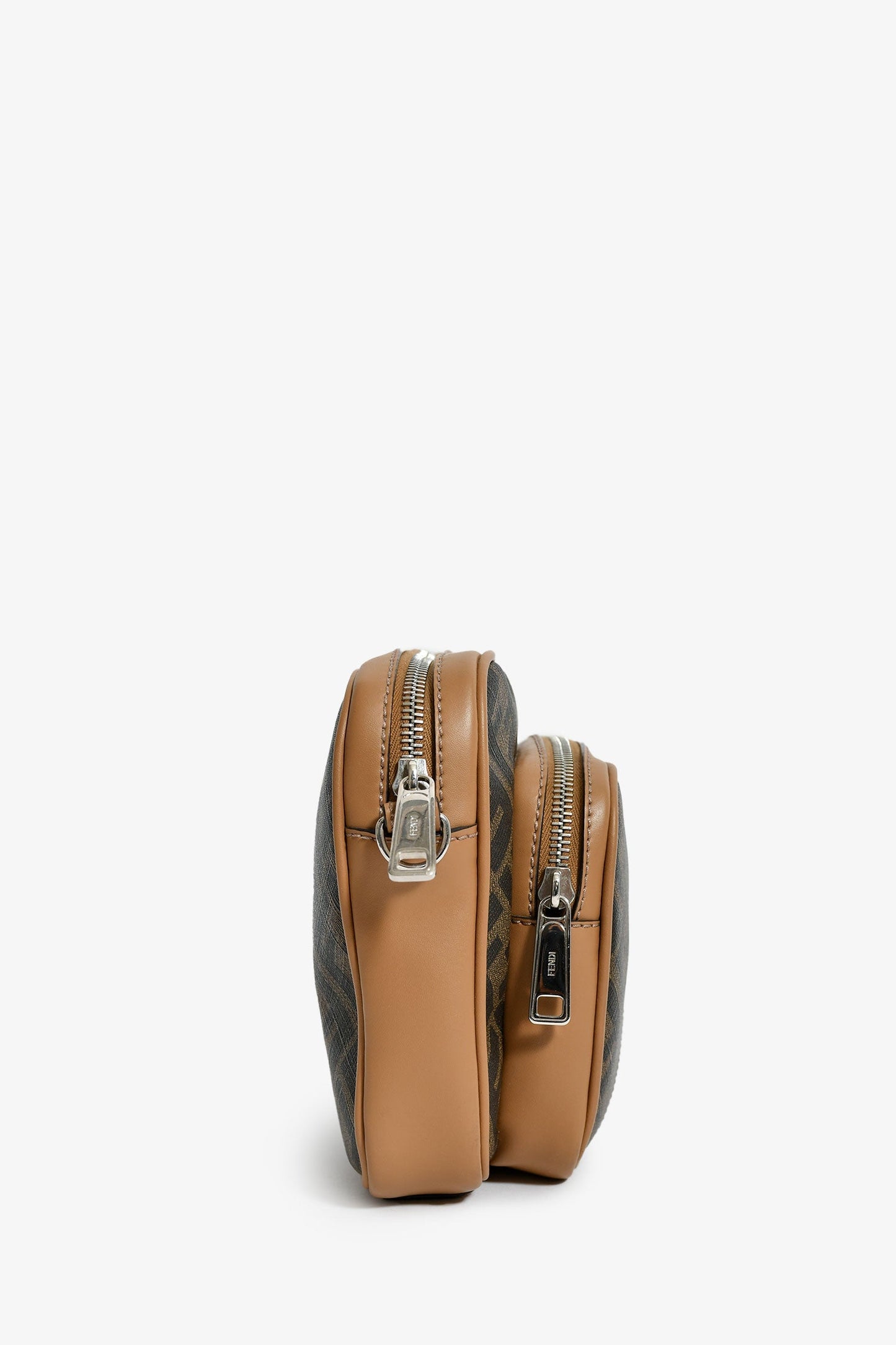 Fendi Zucca Canvas Diagonal Duo Camera Case