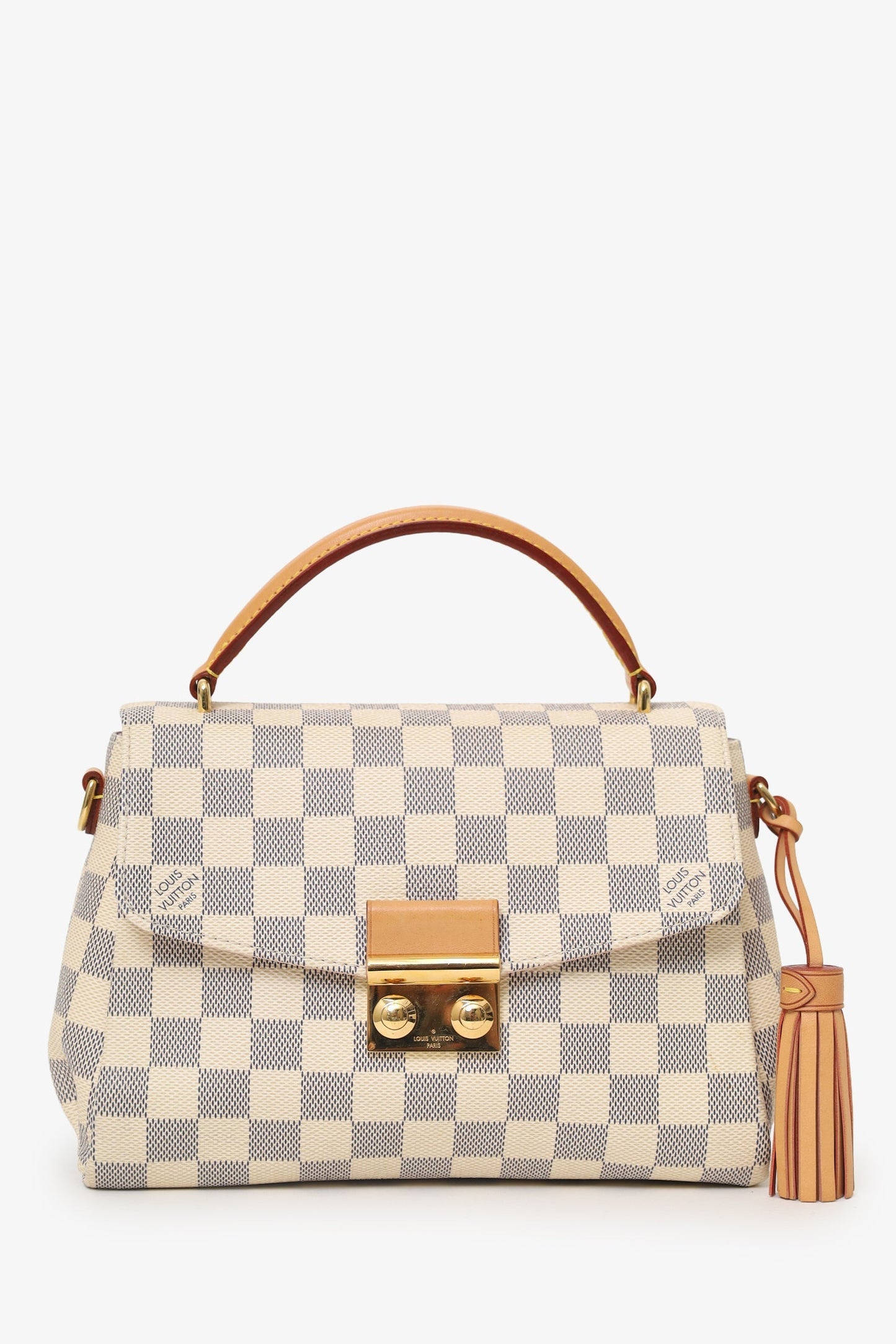 Louis Vuitton 2016 Damier Azur Croisette Top Handle With Strap