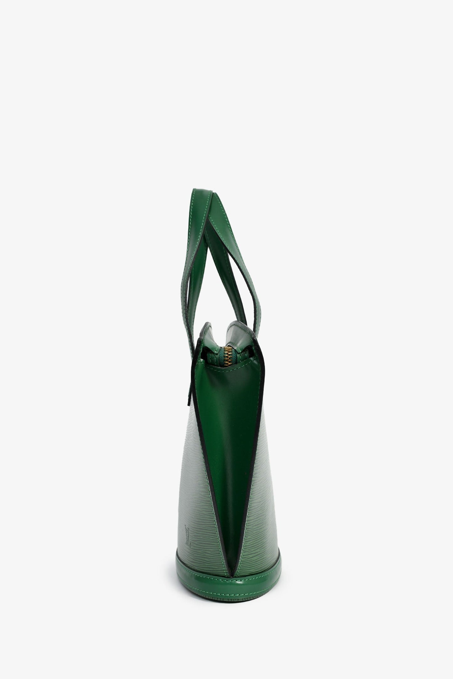 Louis Vuitton 1995 Green Epi Leather 'Saint Jacques' Top Handle Bag