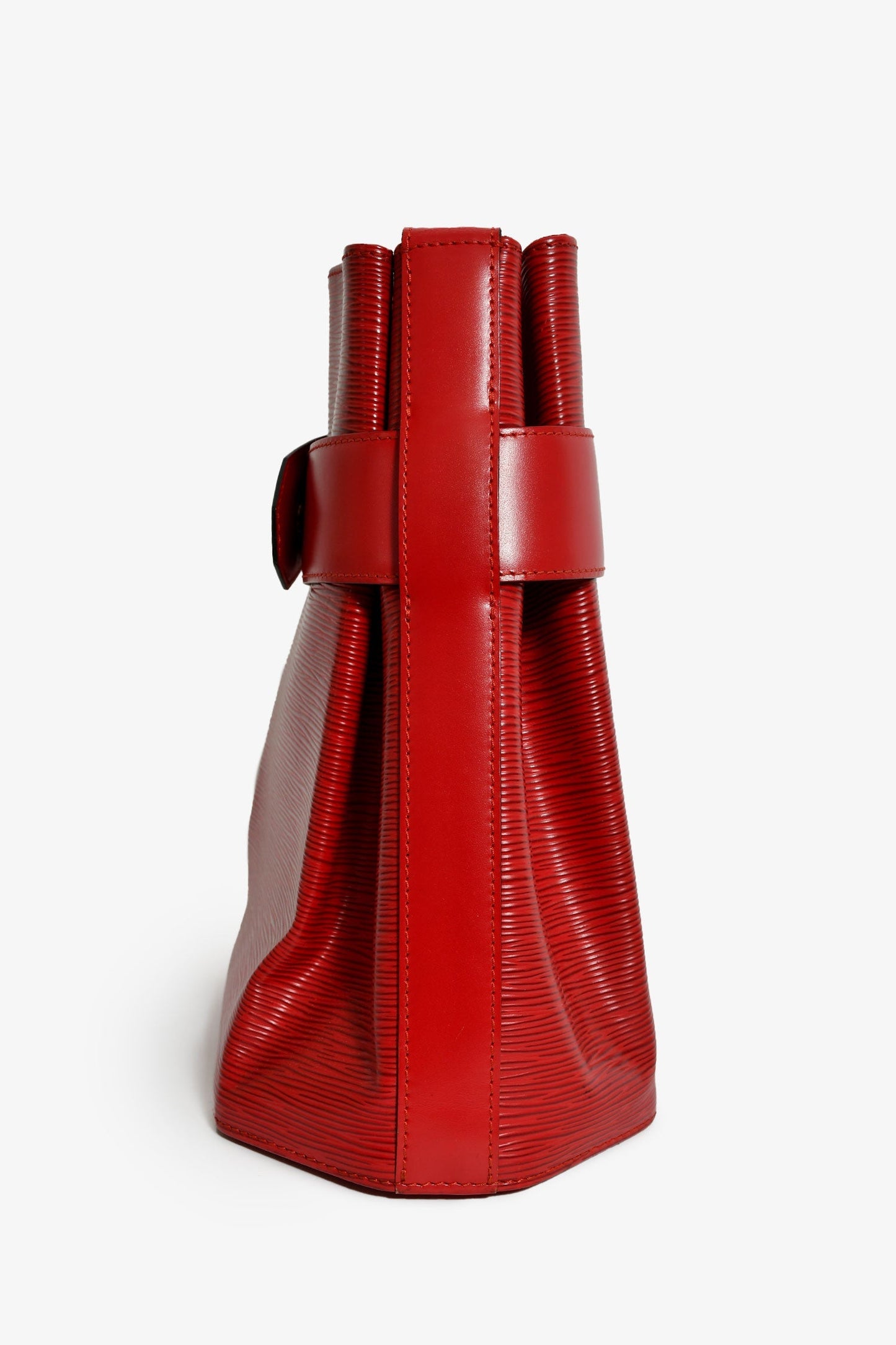 Louis Vuitton 1996 Red Epi Leather 'Sac d'Epaule' Shoulder Bag