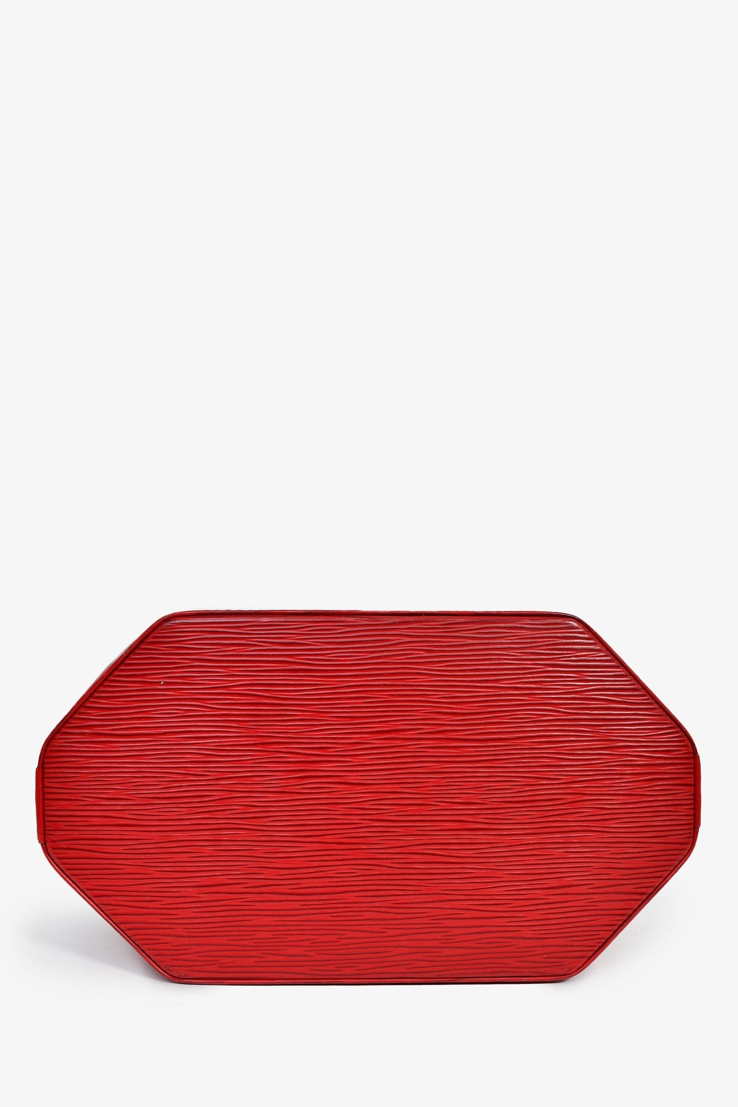 Louis Vuitton 1996 Red Epi Leather 'Sac d'Epaule' Shoulder Bag