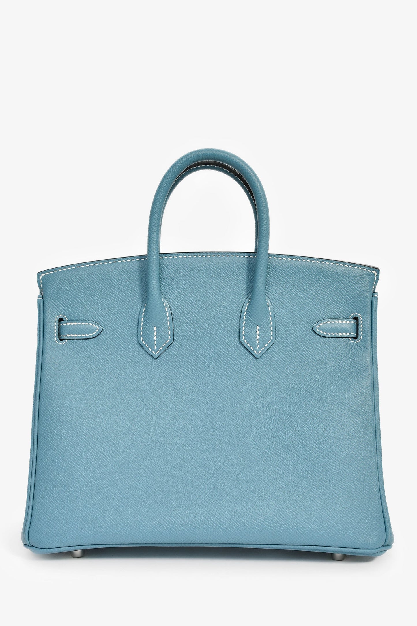 Hermès 2014 Blue Jean Epsom Leather Birkin 25