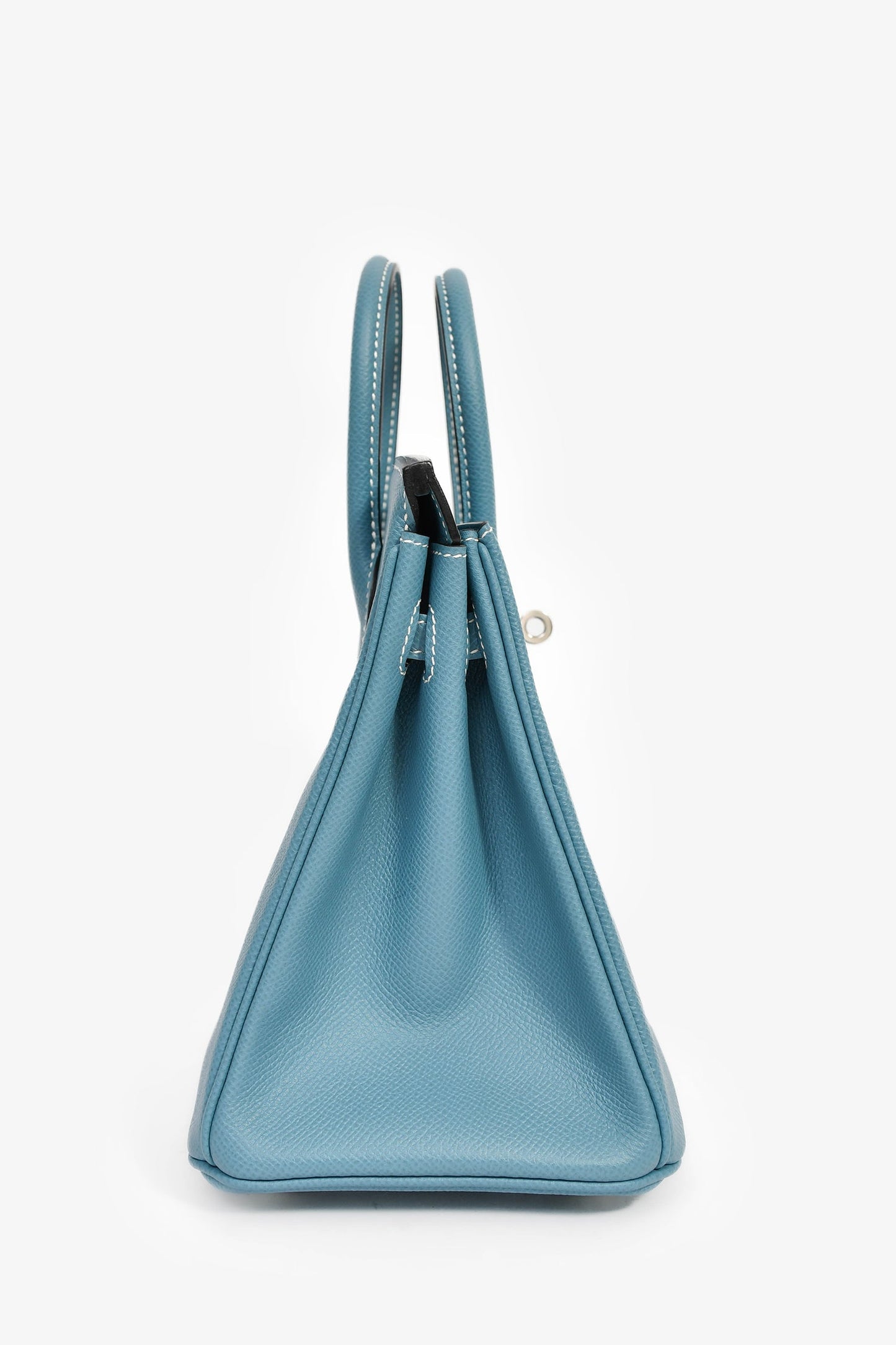 Hermès 2014 Blue Jean Epsom Leather Birkin 25