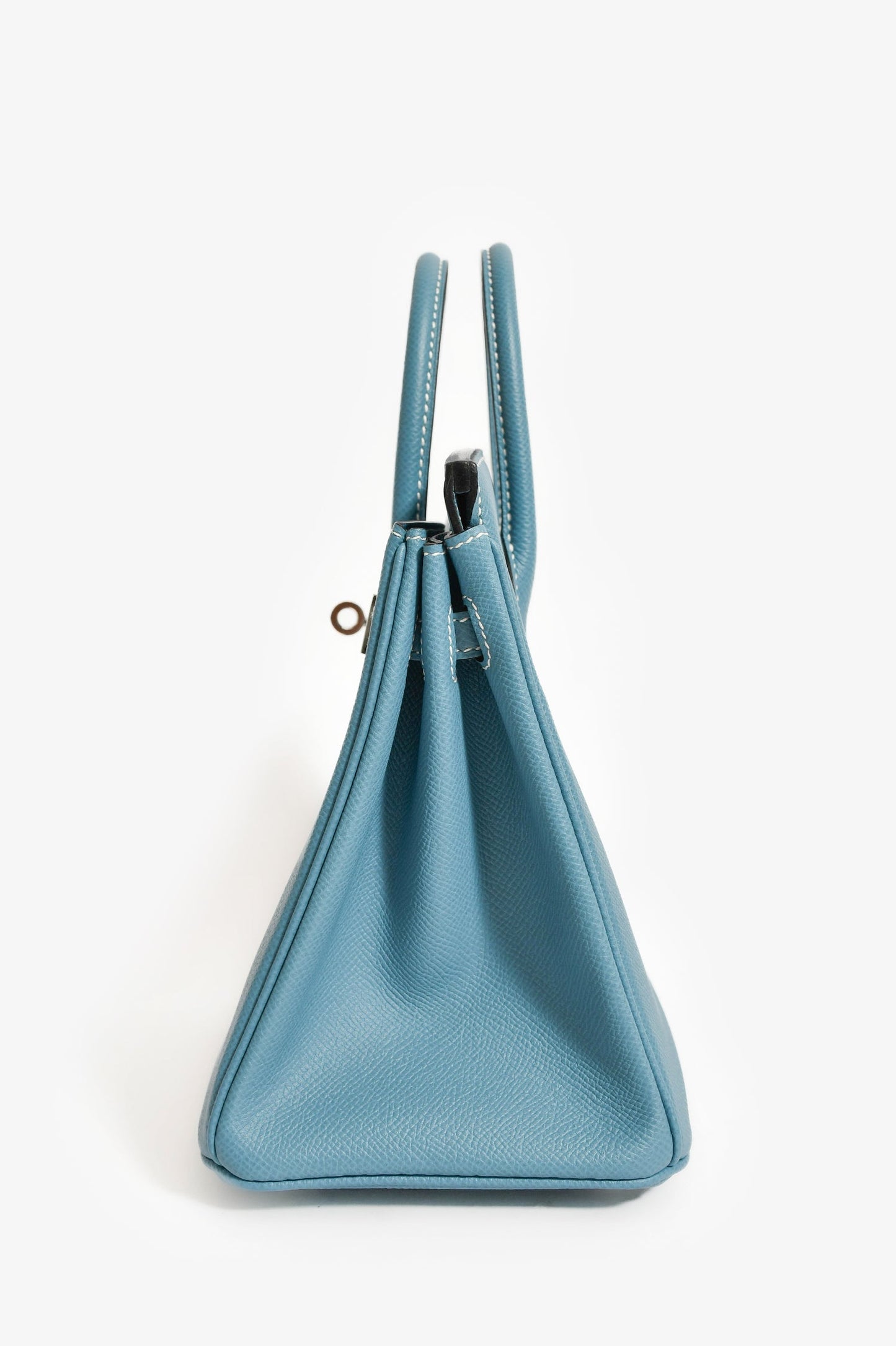 Hermès 2014 Blue Jean Epsom Leather Birkin 25