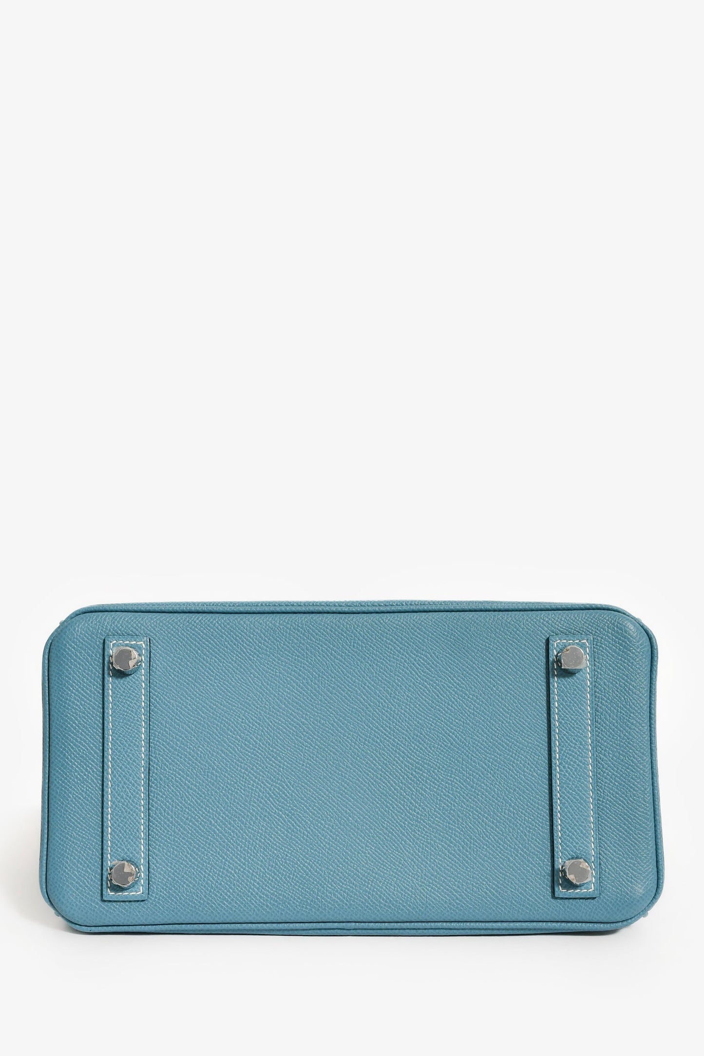 Hermès 2014 Blue Jean Epsom Leather Birkin 25