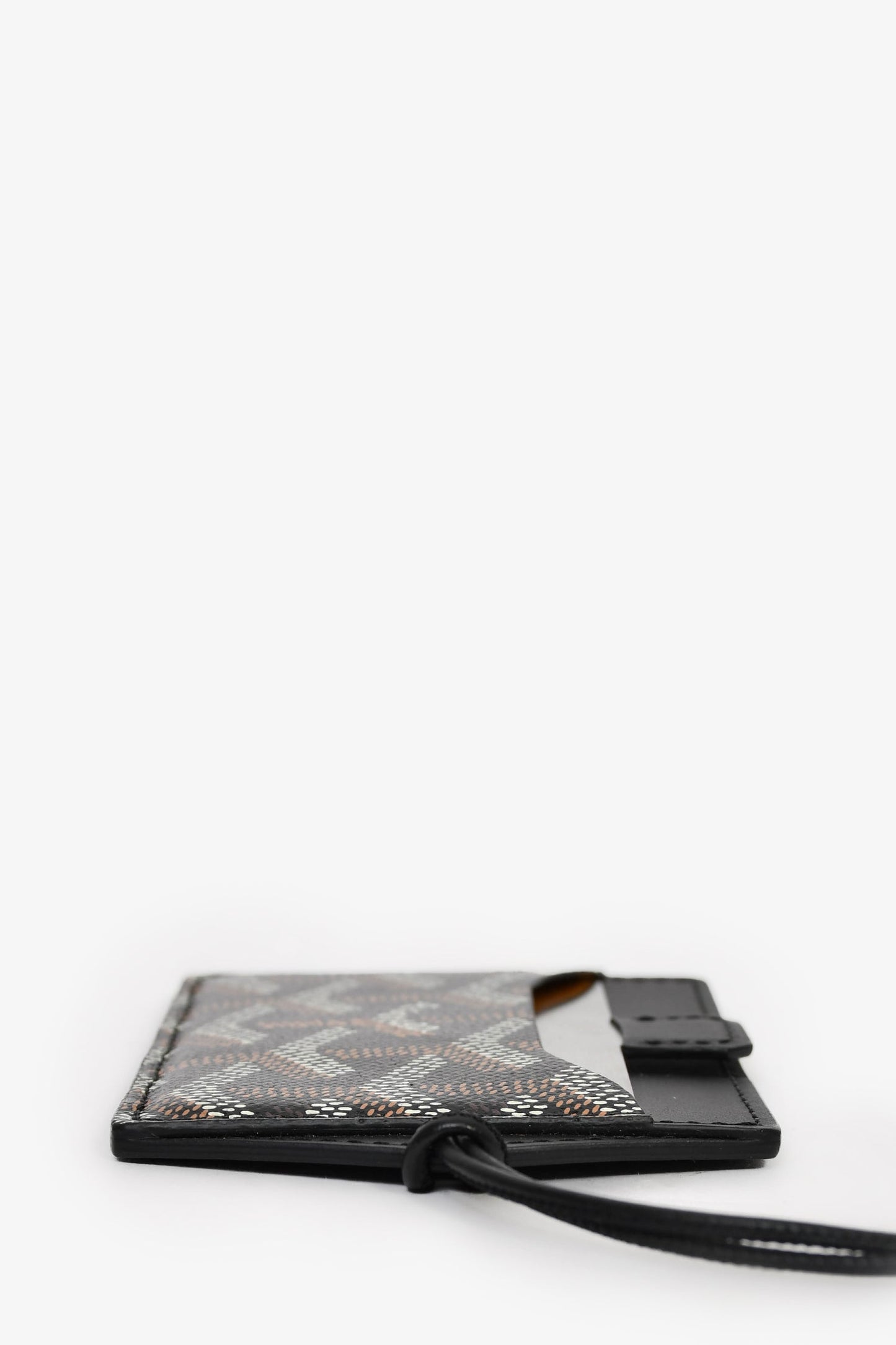 Goyard Black Goyardine Canvas Vénus Bag Mirror