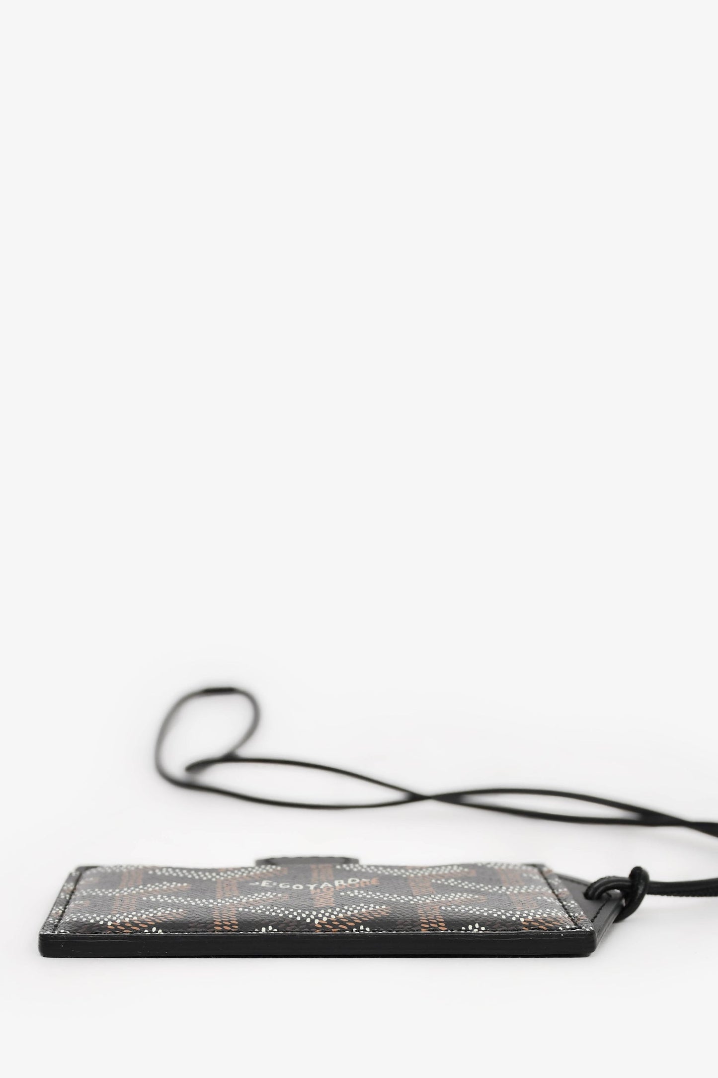Goyard Black Goyardine Canvas Vénus Bag Mirror