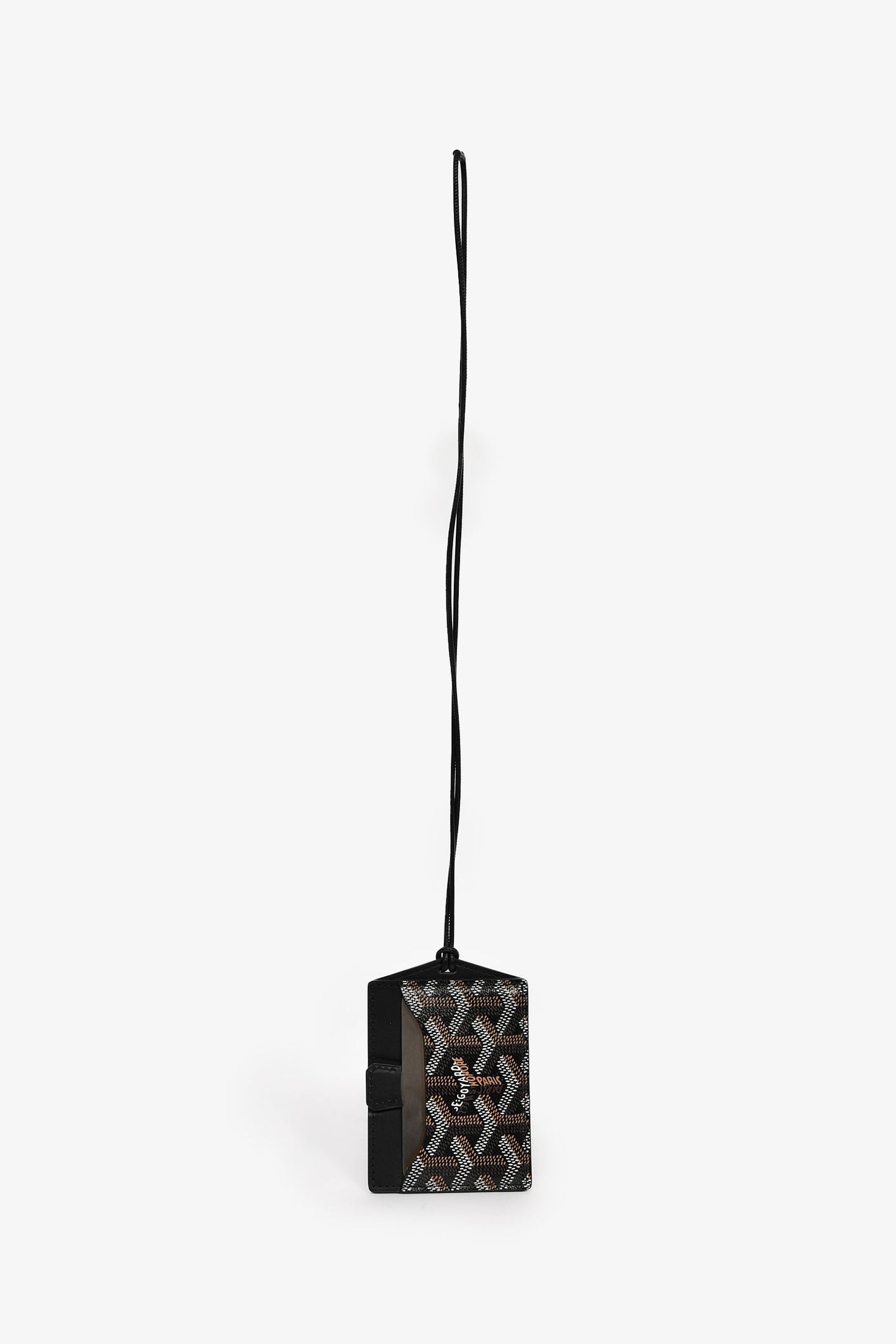 Goyard Black Goyardine Canvas Vénus Bag Mirror