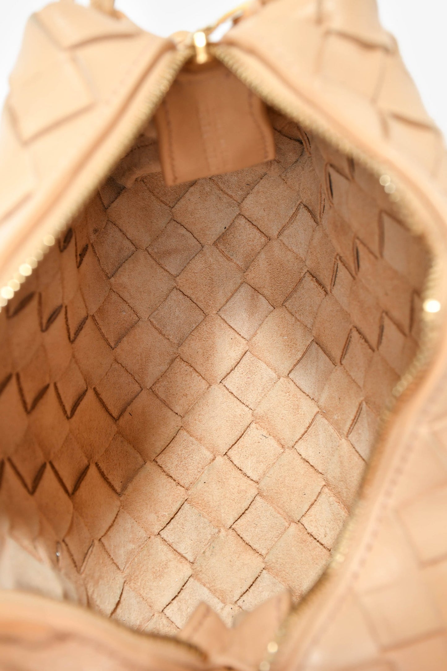 Bottega Veneta Beige Intrecciato Leather Mini Loop Camera Bag
