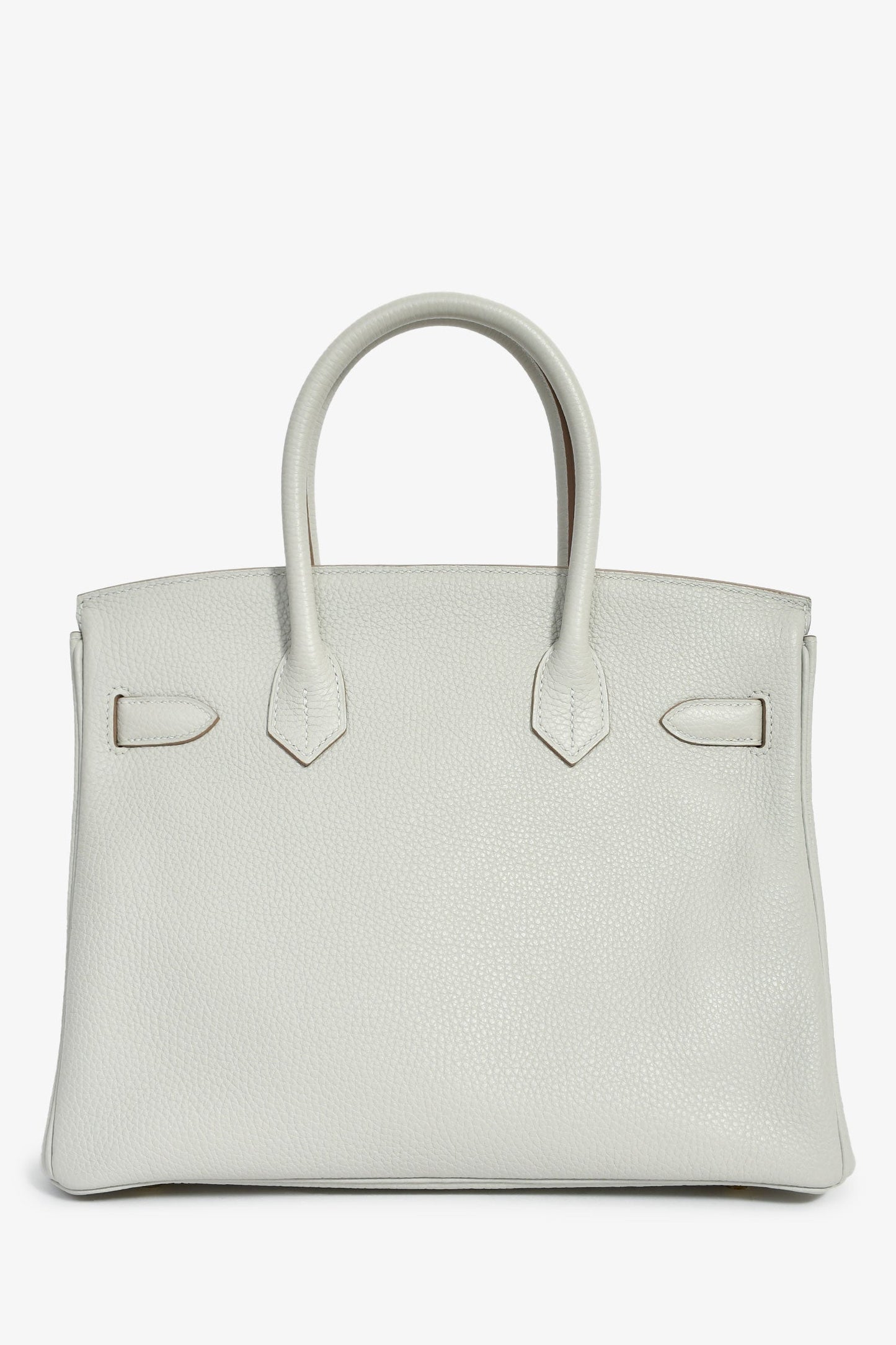 Hermès 2019 Gris Perle Clemence Leather Birkin 30