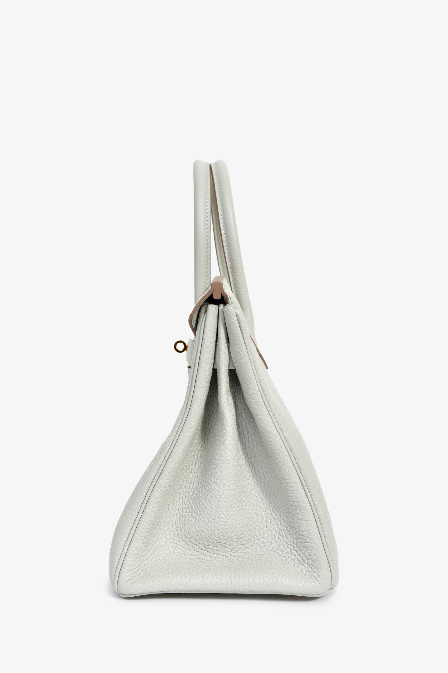 Hermès 2019 Gris Perle Clemence Leather Birkin 30