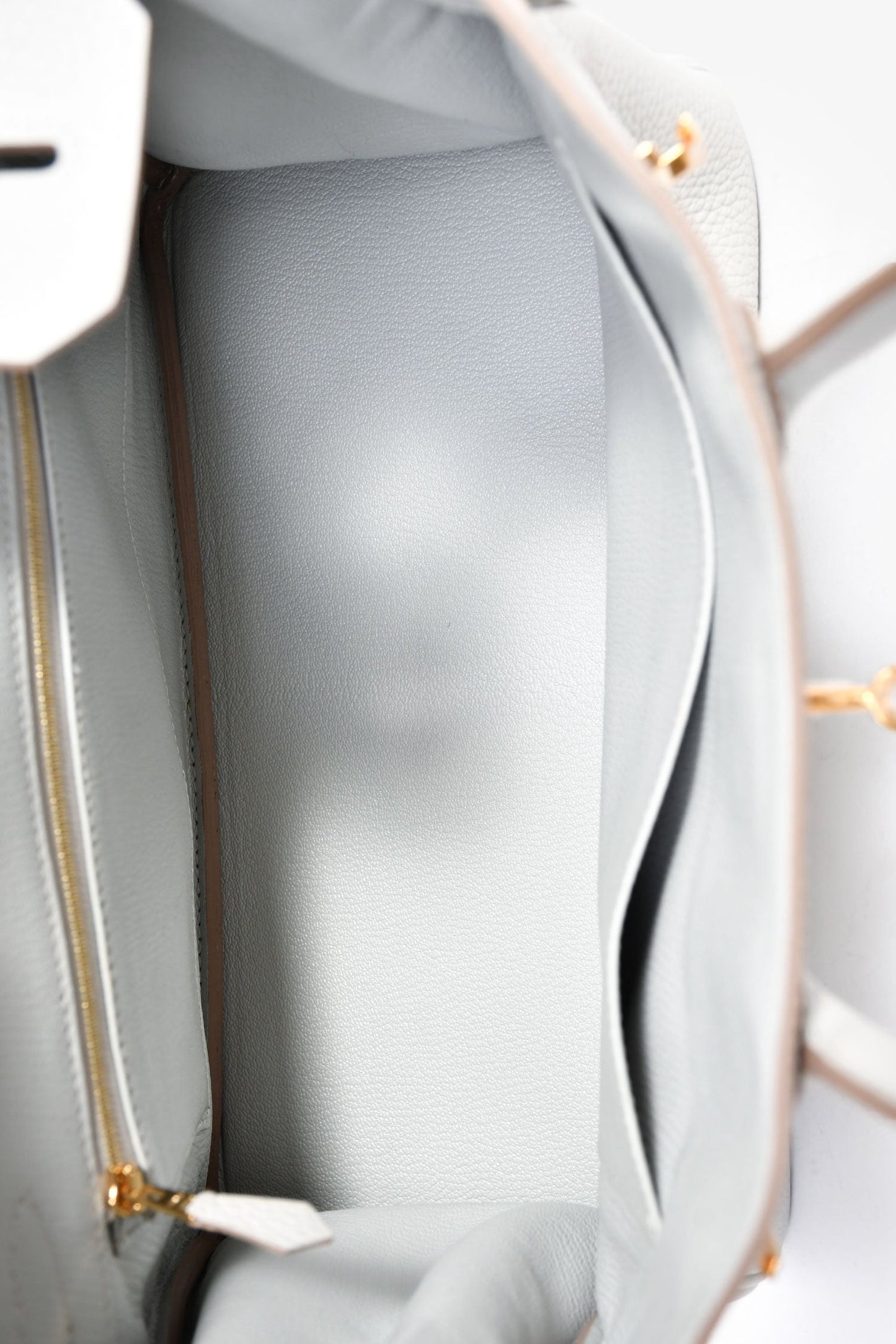 Hermès 2019 Gris Perle Clemence Leather Birkin 30