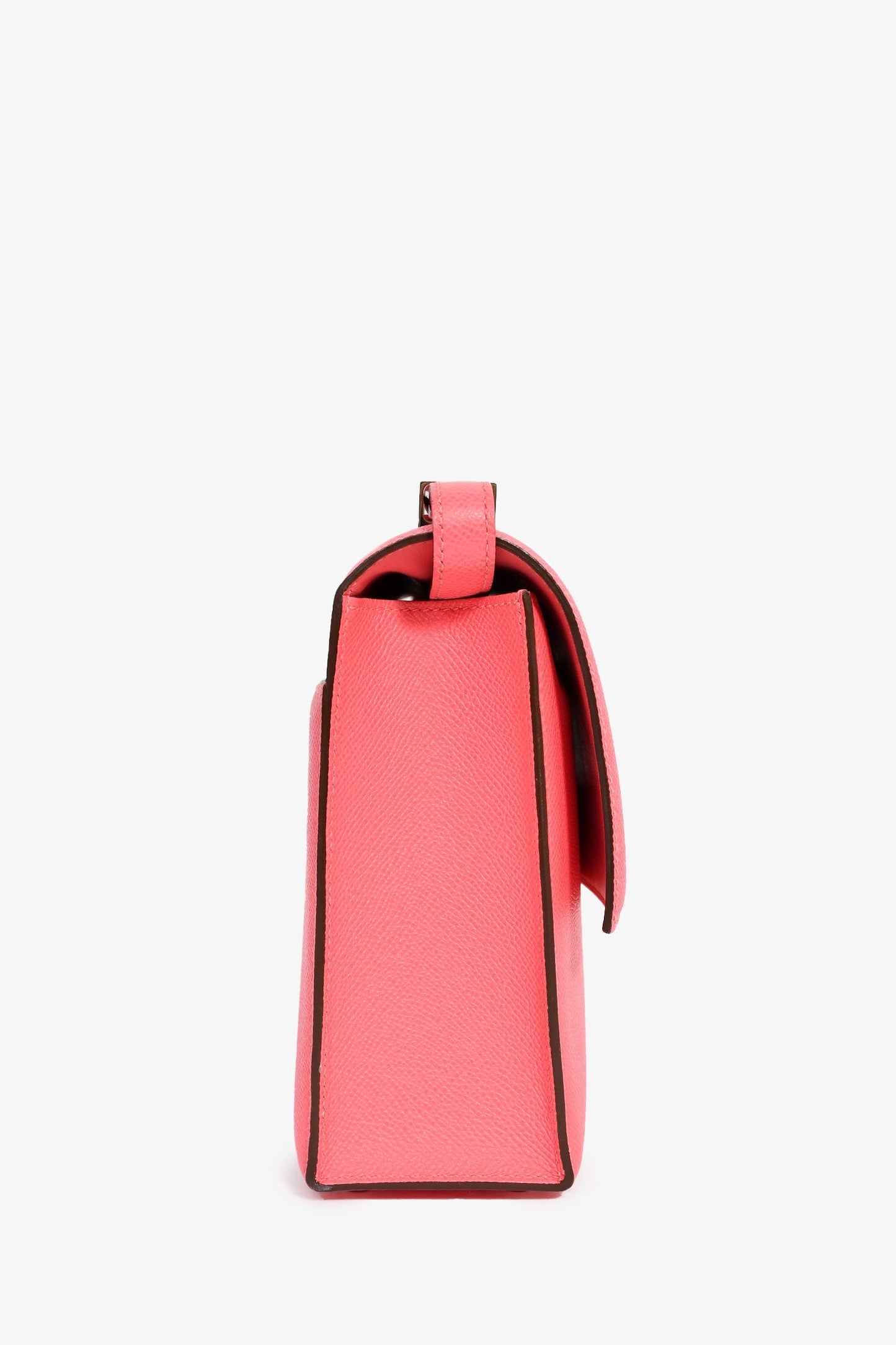 Hermès 2021 Rose Texas Epsom Verrou 23 Crossbody Bag