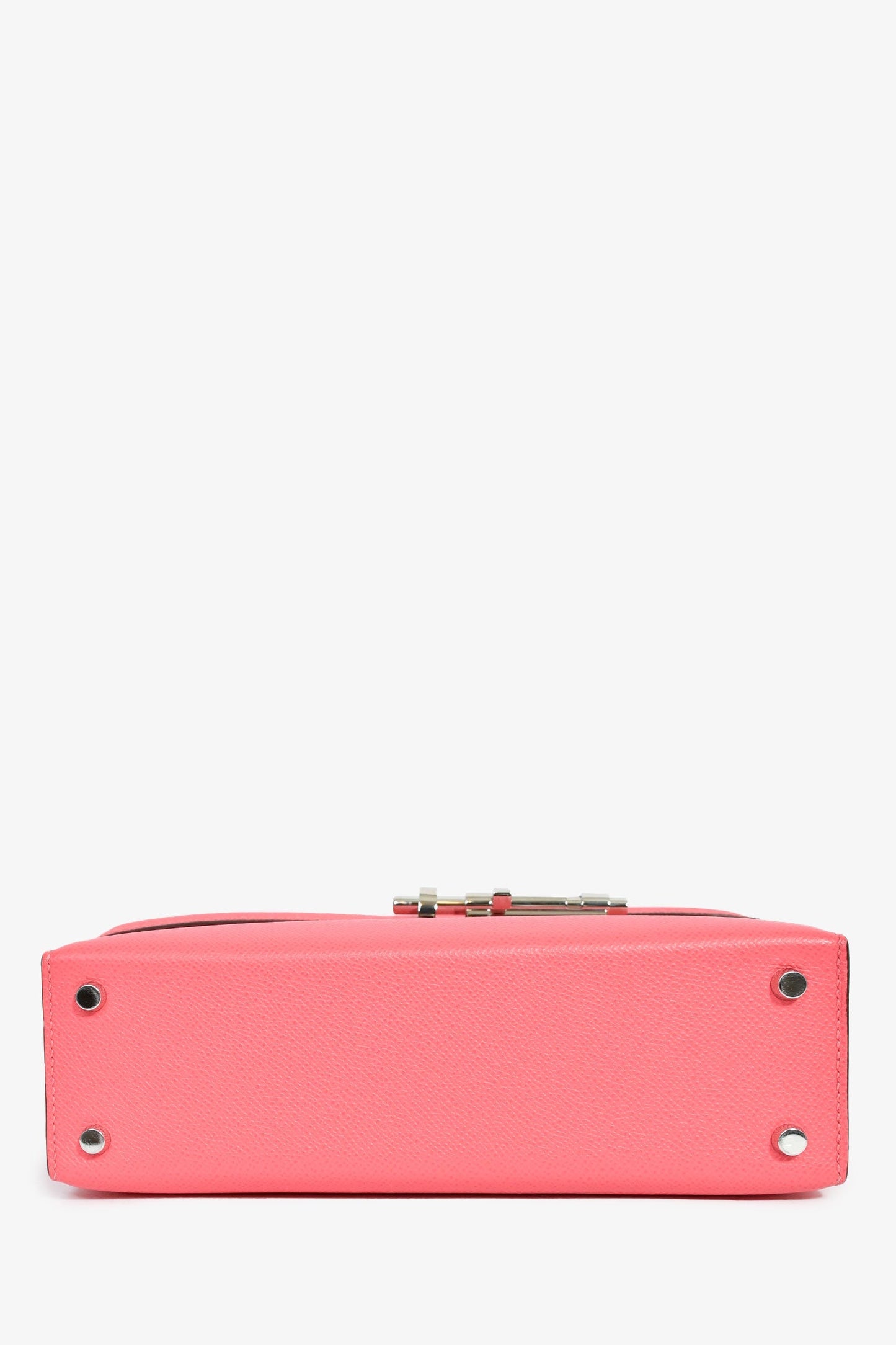 Hermès 2021 Rose Texas Epsom Verrou 23 Crossbody Bag