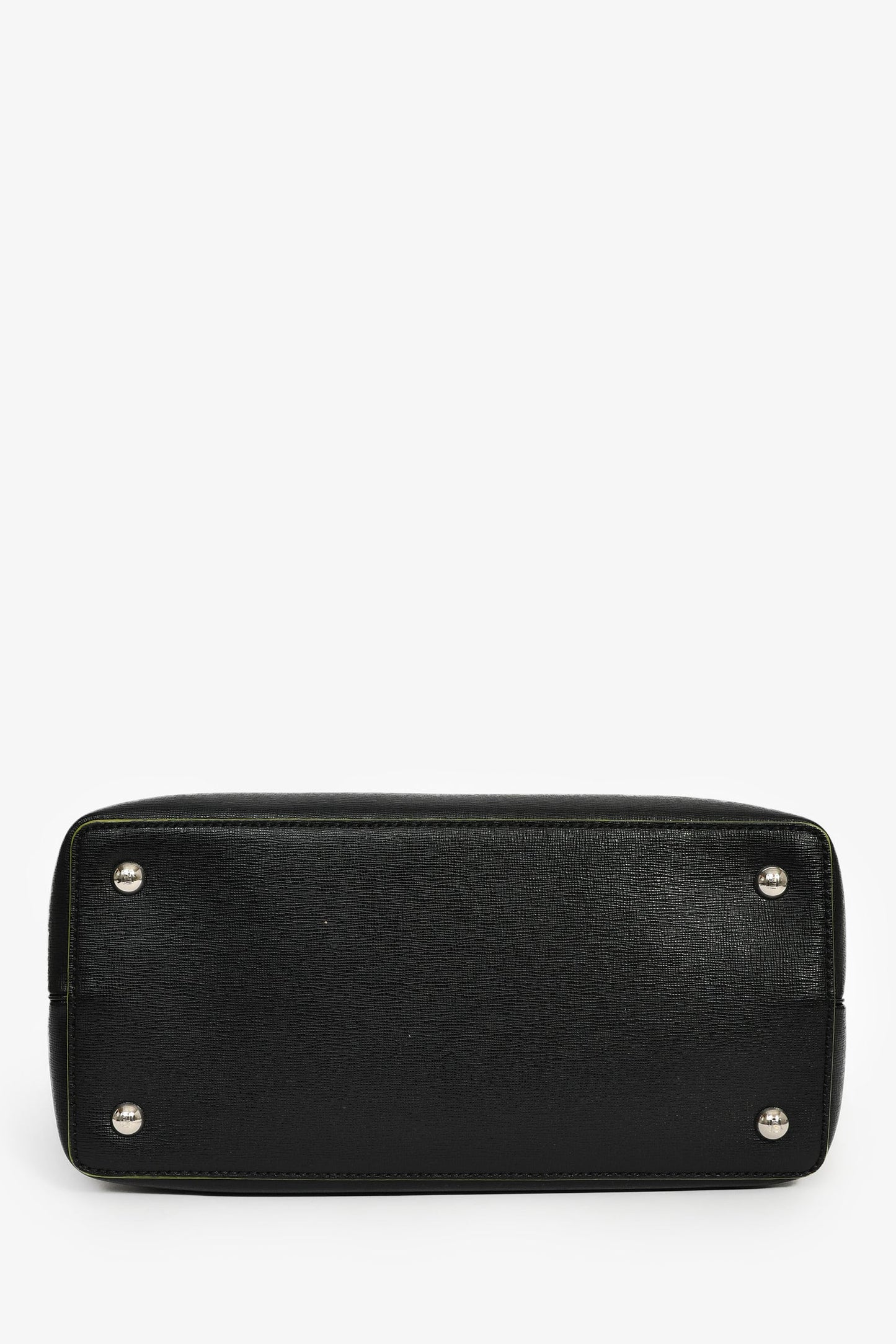 Fendi Black/Multi Shearling Petite '2Jours' Tote