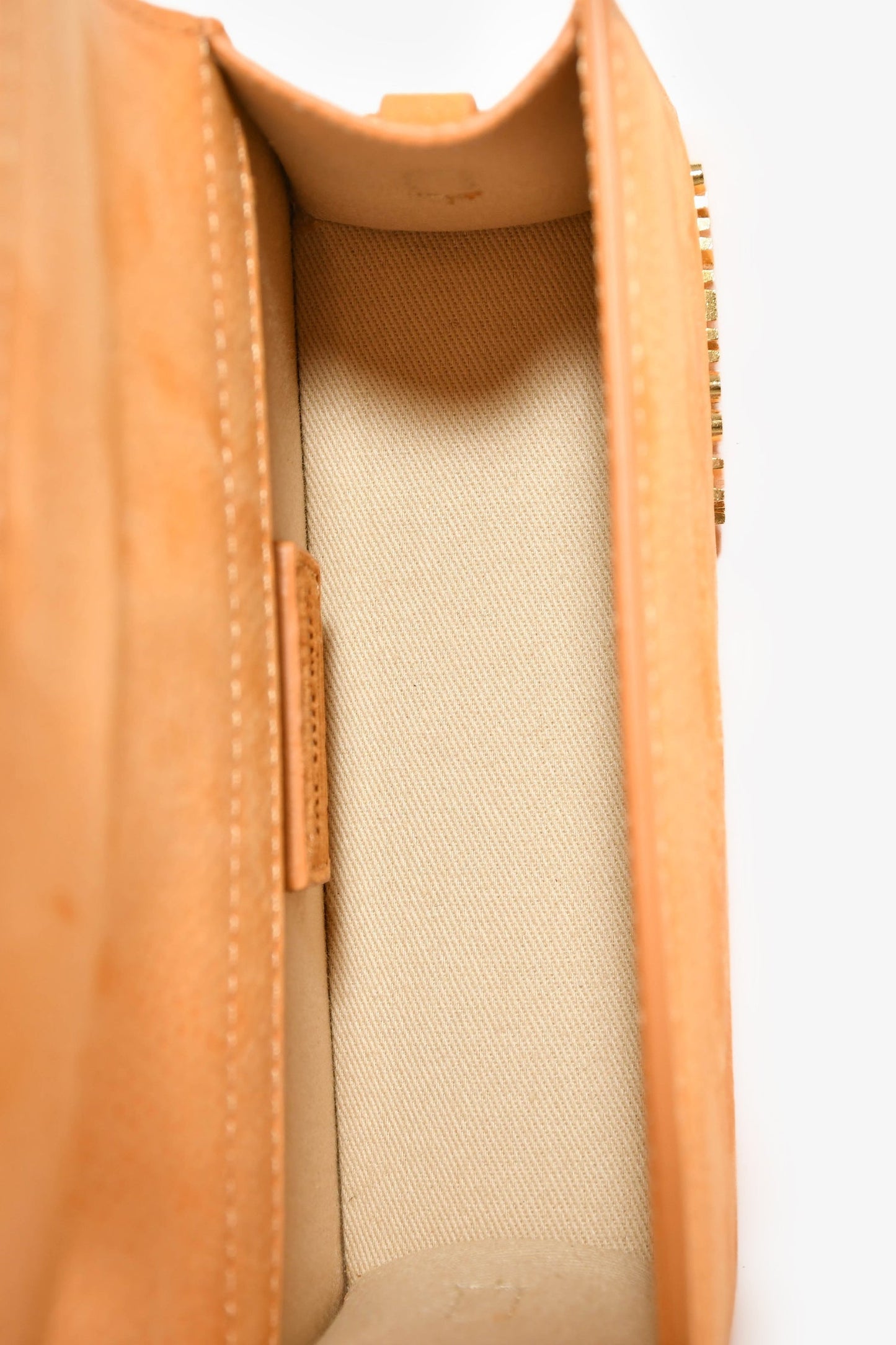Jacquemus Yellow Brushed Leather Mini Bambino Crossbody Top Handle Bag