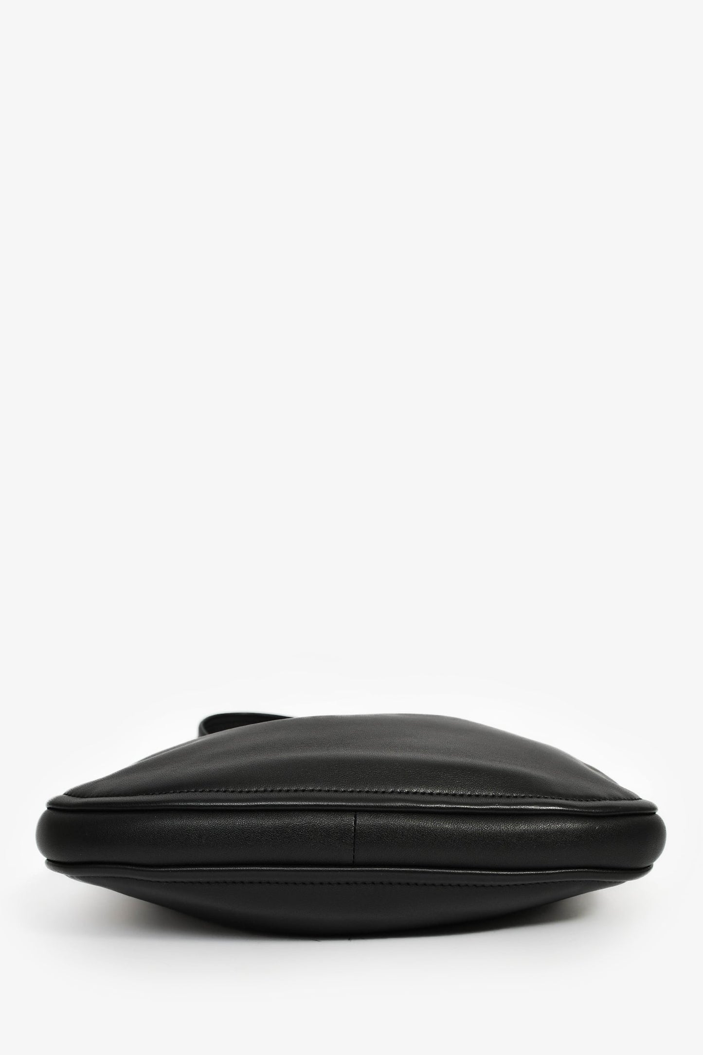 Valentino Black Leather 'Go-Hobo' Small Shoulder Bag