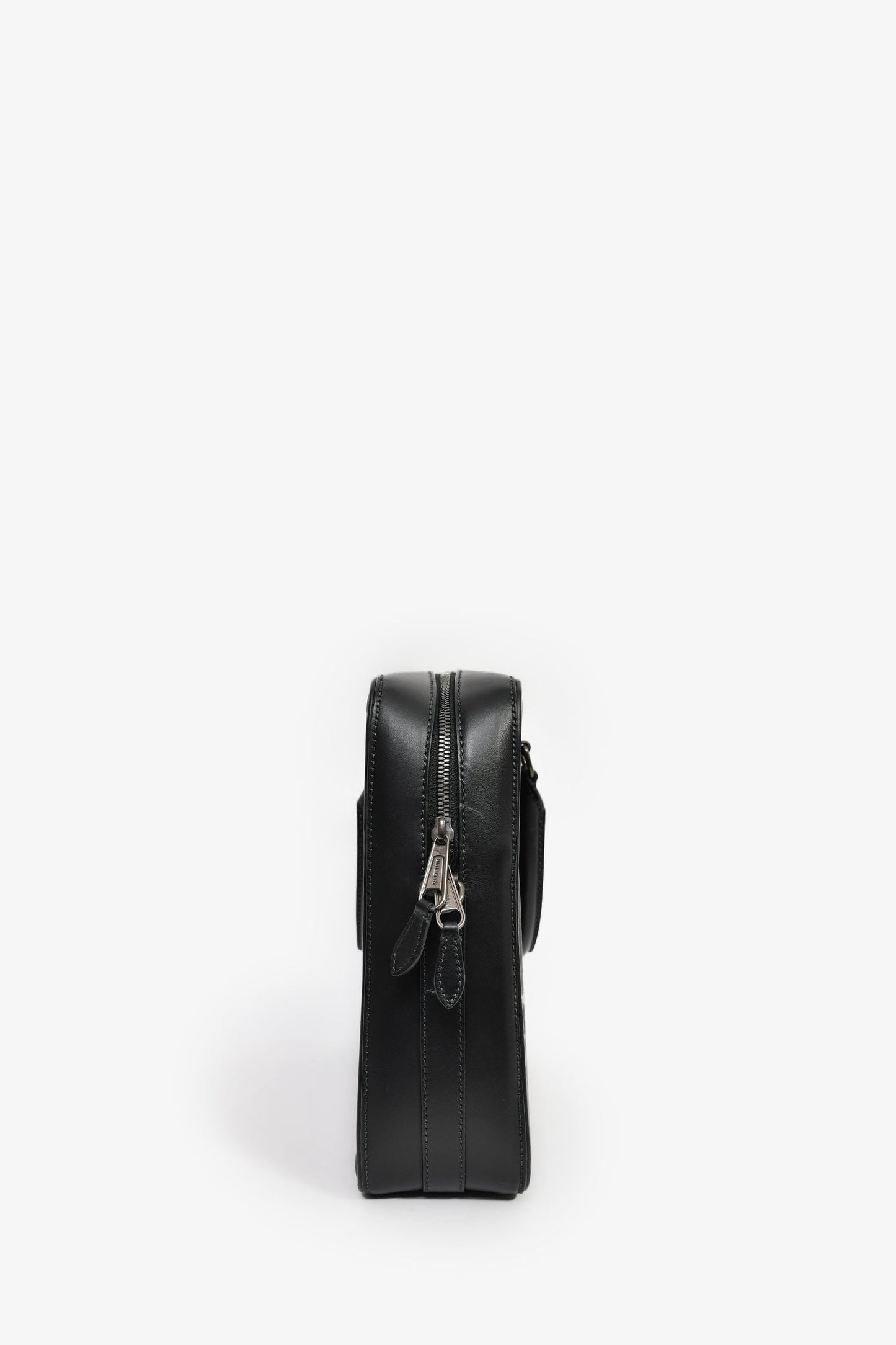 Burberry Black Leather 'Ainsworth' Briefcase with Strap