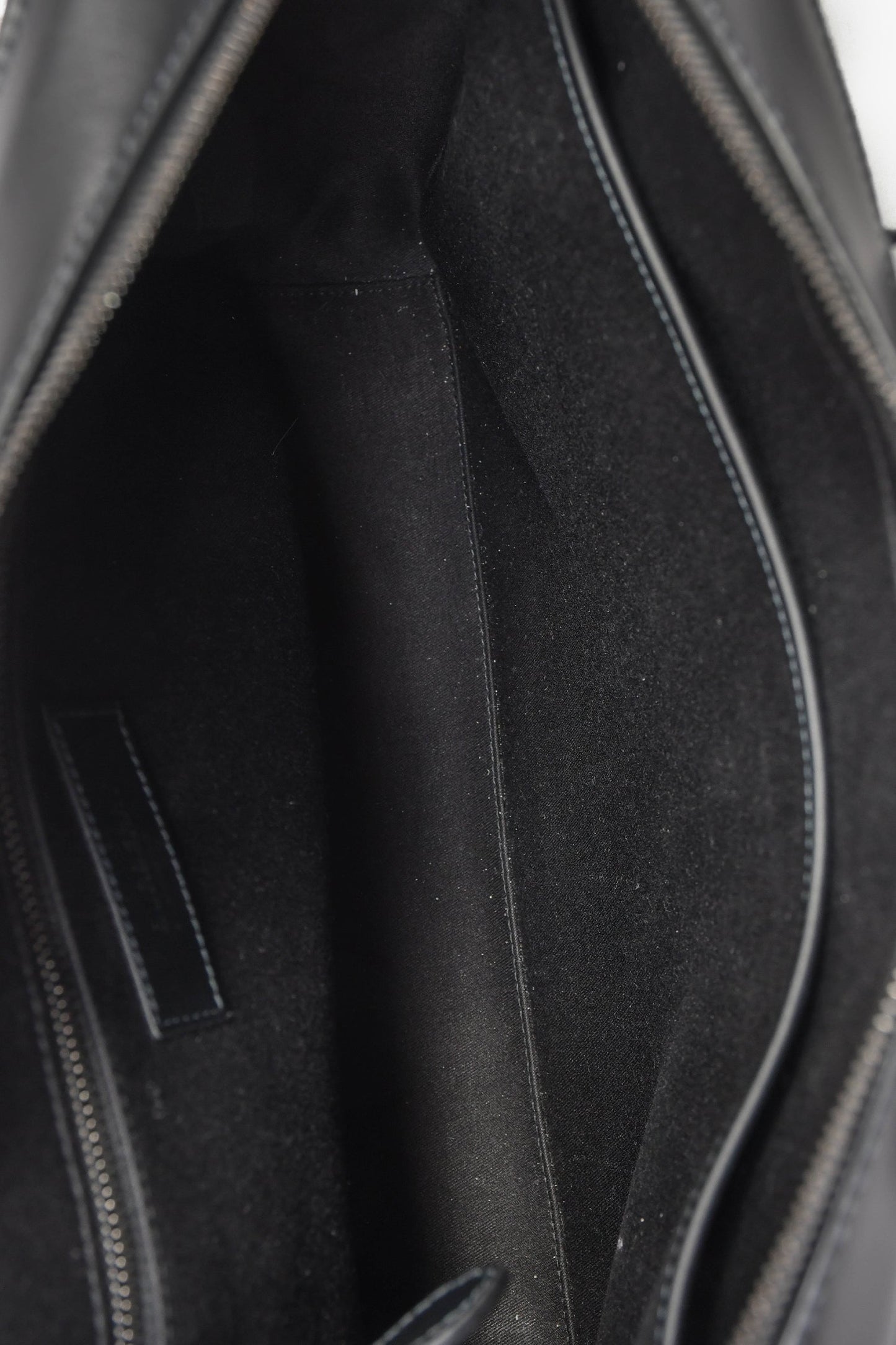 Burberry Black Leather 'Ainsworth' Briefcase with Strap