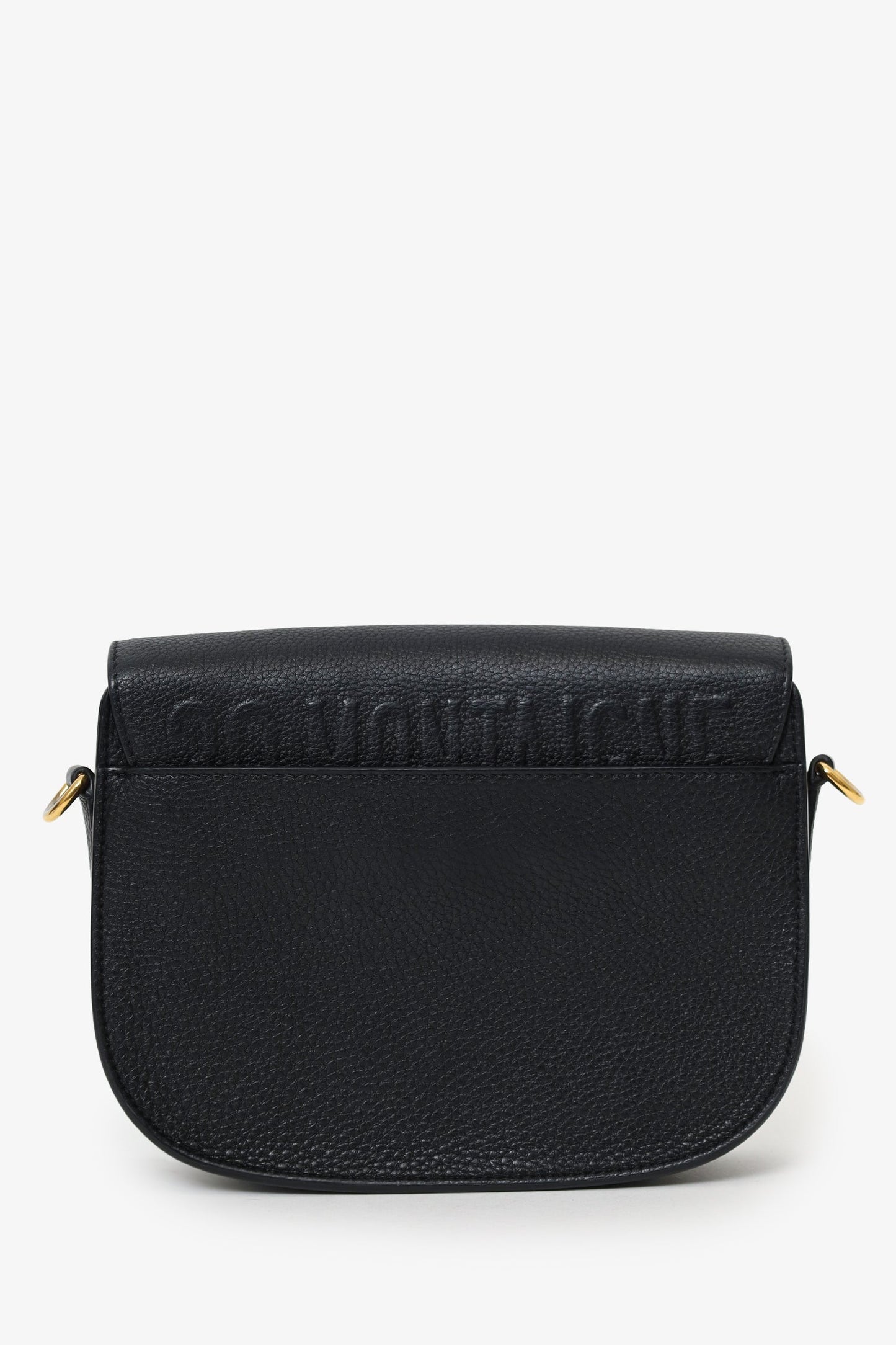 Christian Dior Black Leather Medium Bobby Bag
