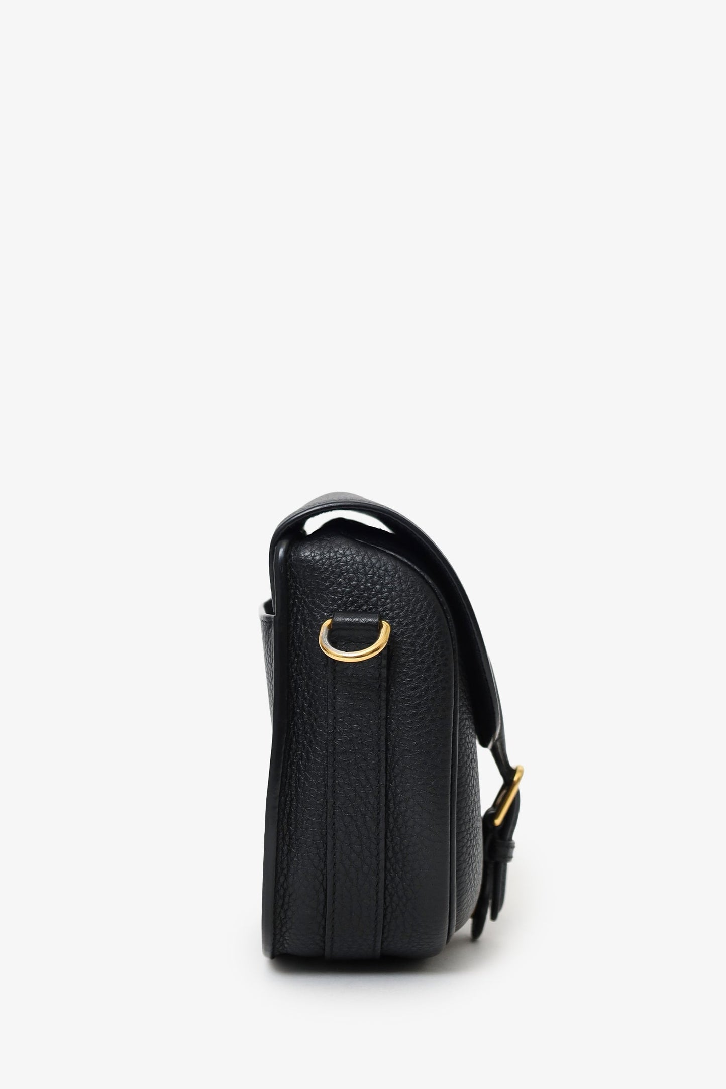 Christian Dior Black Leather Medium Bobby Bag