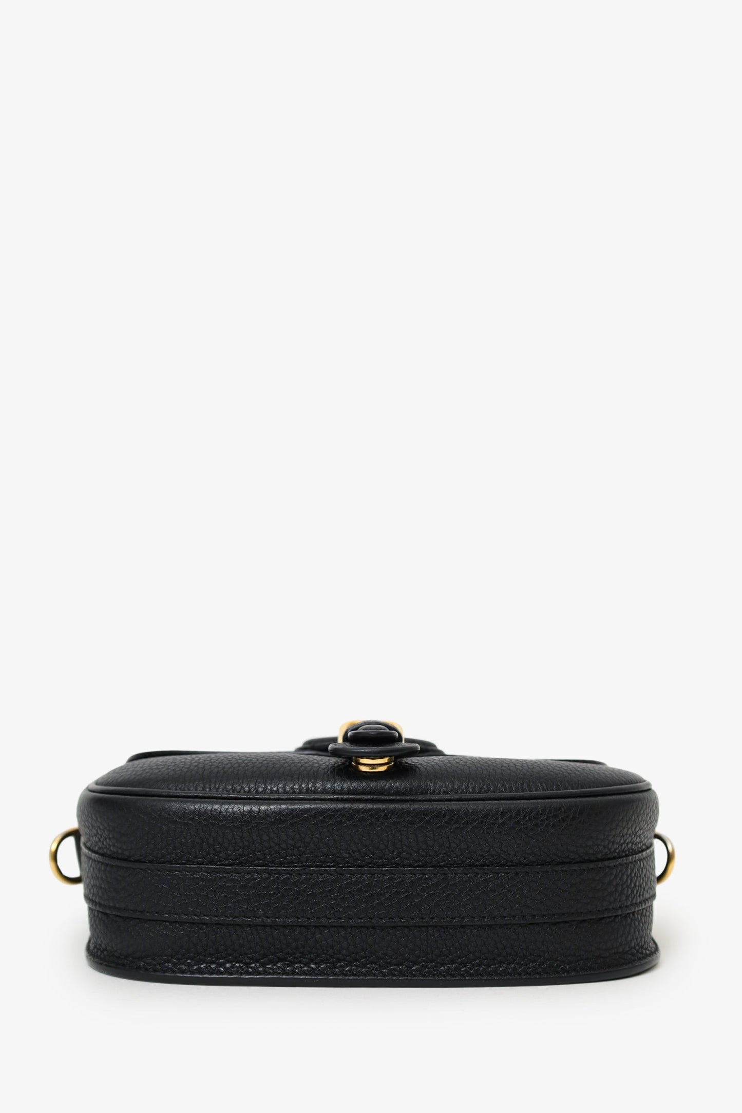 Christian Dior Black Leather Medium Bobby Bag