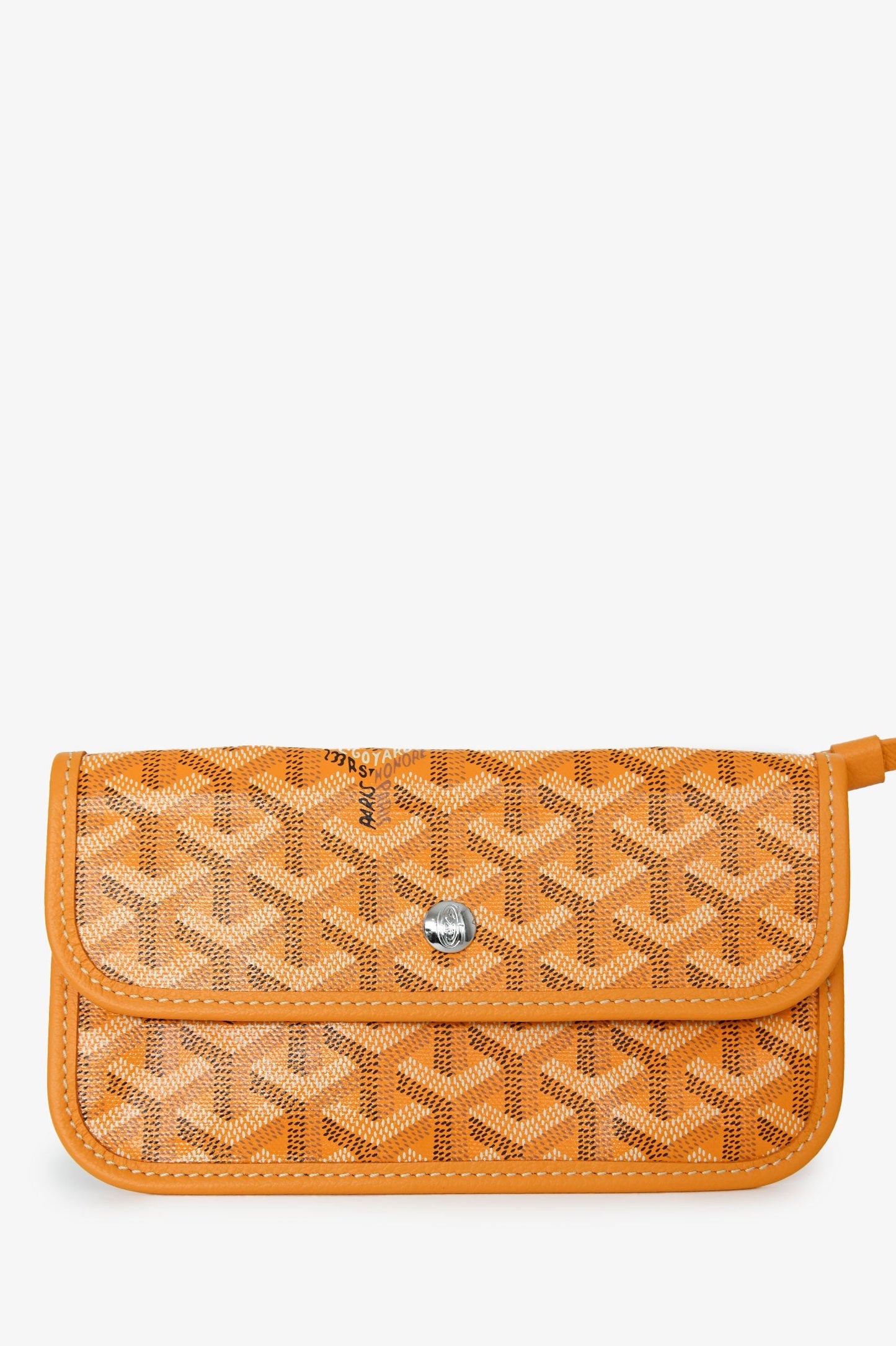 Goyard Yellow Canvas St. Louis PM Tote with Pouch