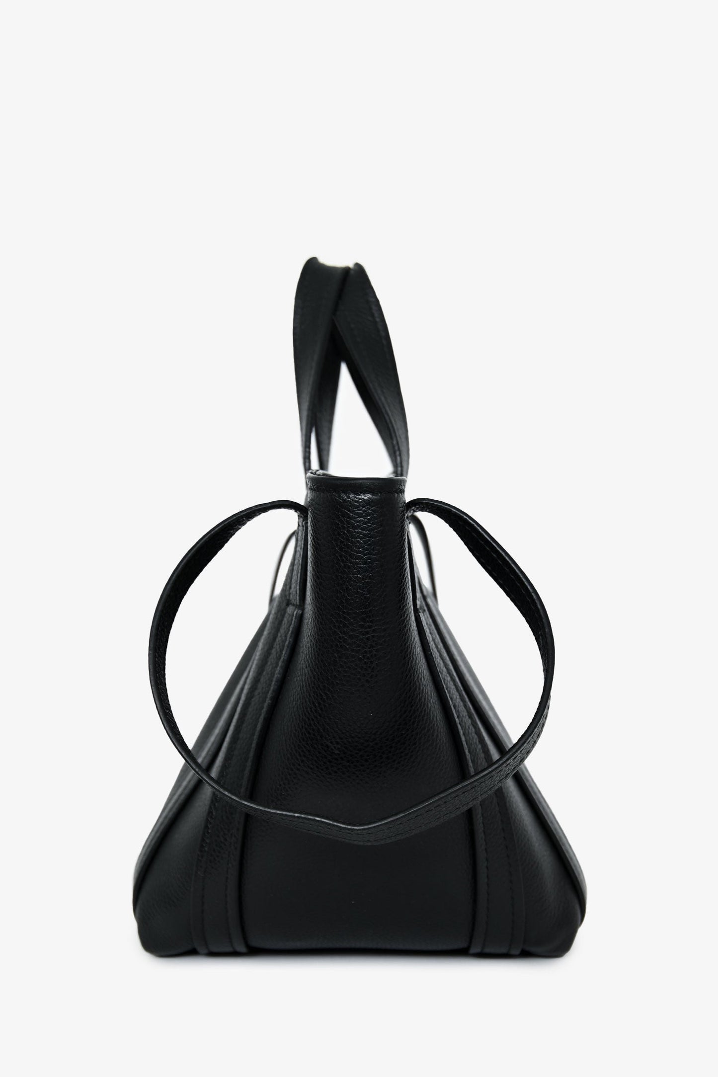 Balenciaga Black Grained Everyday XS North-South Shoulder Tote Bag