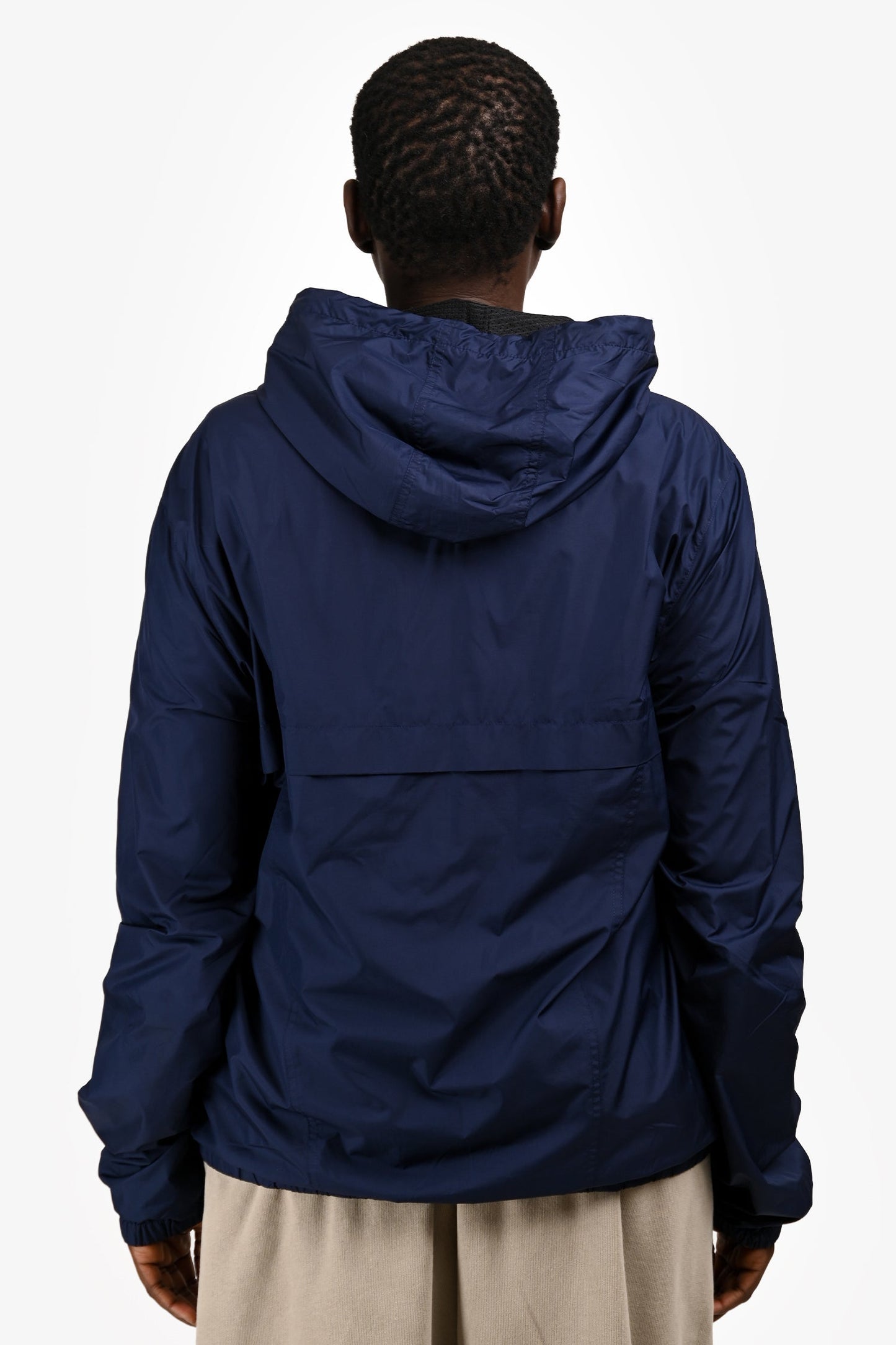Gucci Navy/Red Hooded Windbreaker Jacket Size XXL Mens