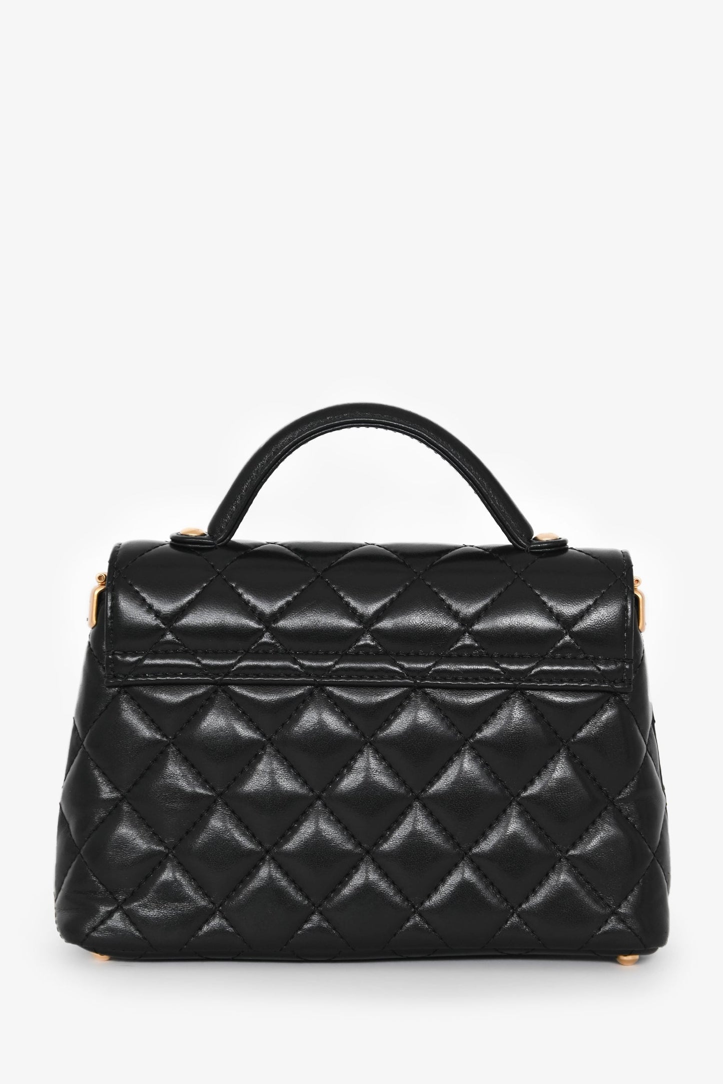 Chanel™ 2025 Black Lambskin Mini Top Handle Chain Bag