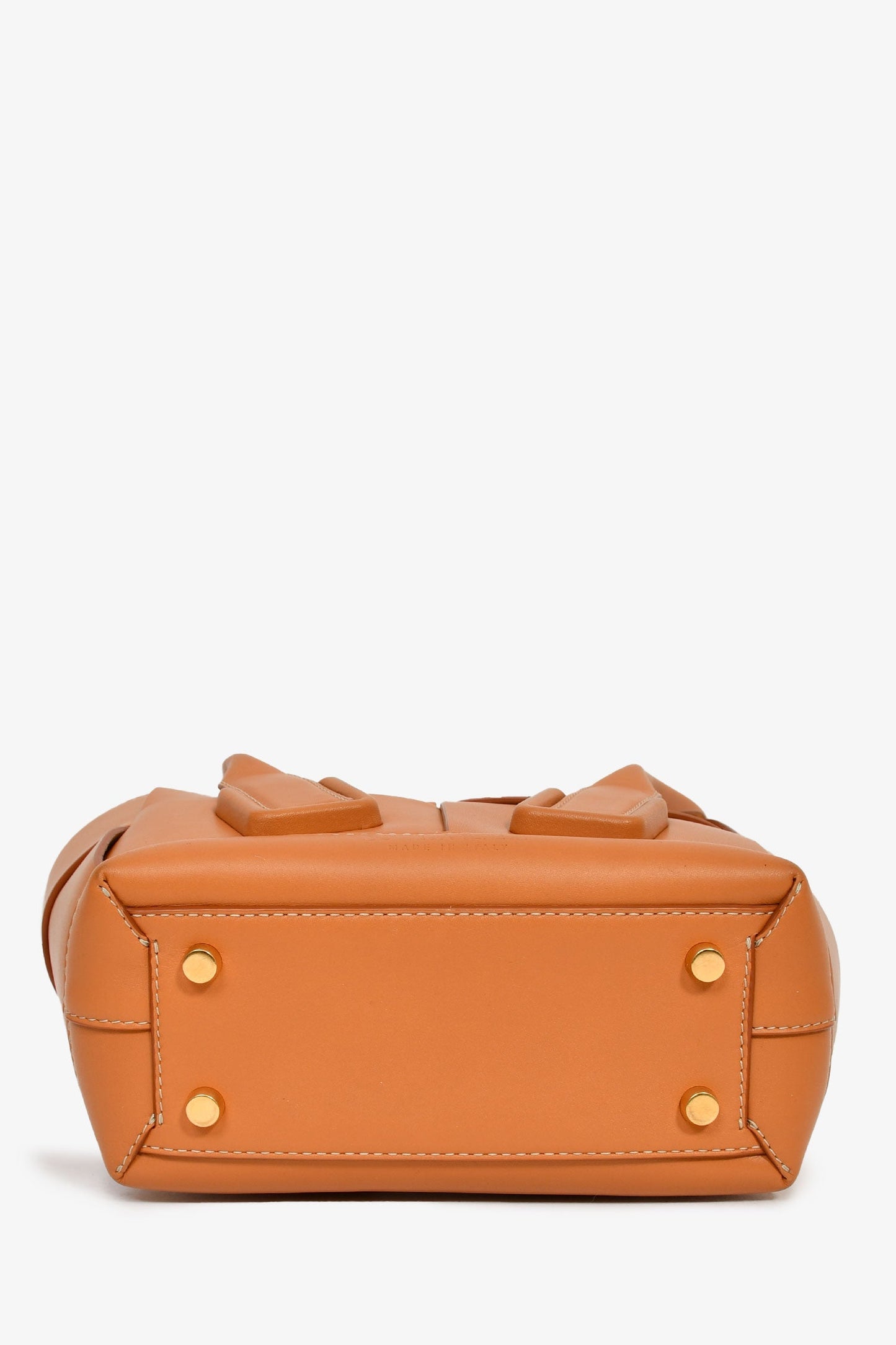 Bottega Veneta Brown Leather Intrecciato Acro Crossbody